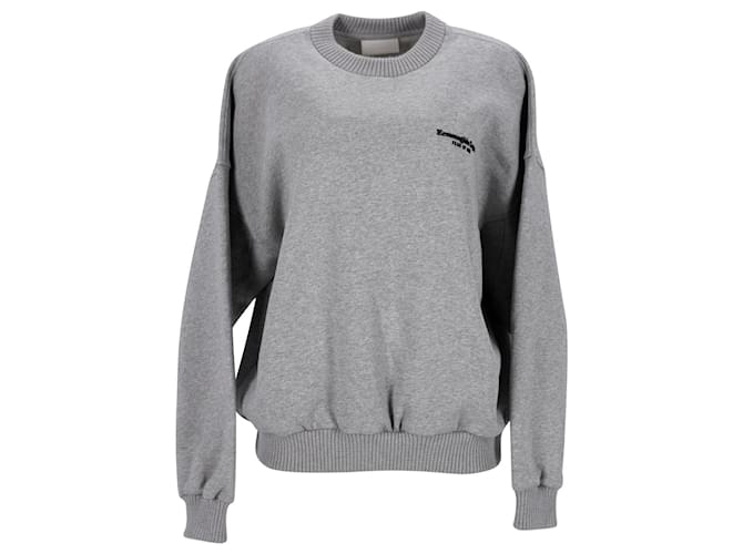 Maglione girocollo Souvenir Fear of God x Ermenegildo Zegna in cotone grigio