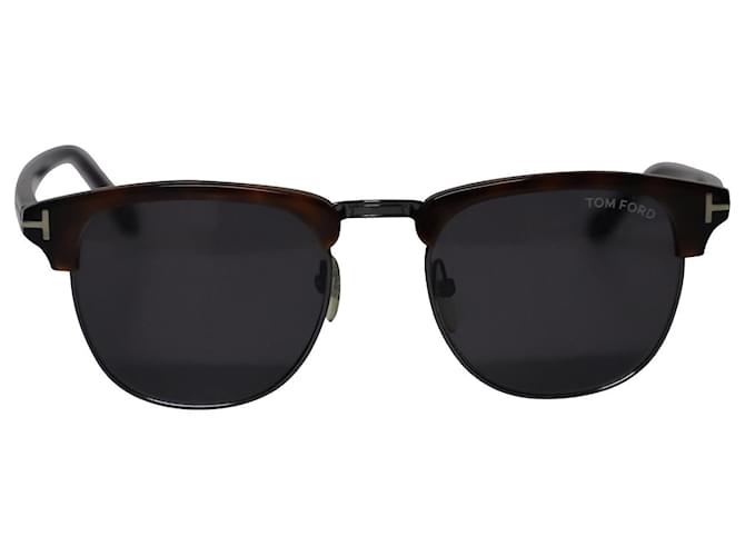 Occhiali da Sole Tom Ford Henry in Acetato Nero