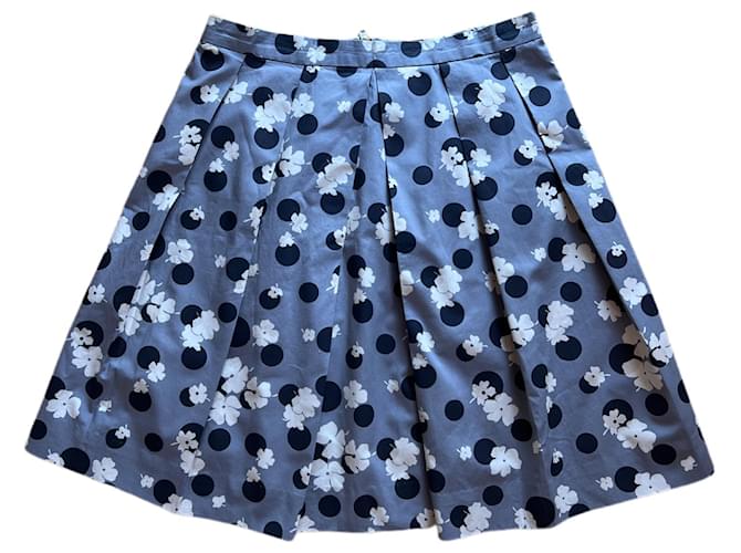 Gonna da ragazza Bonpoint Nero Bianco Grigio