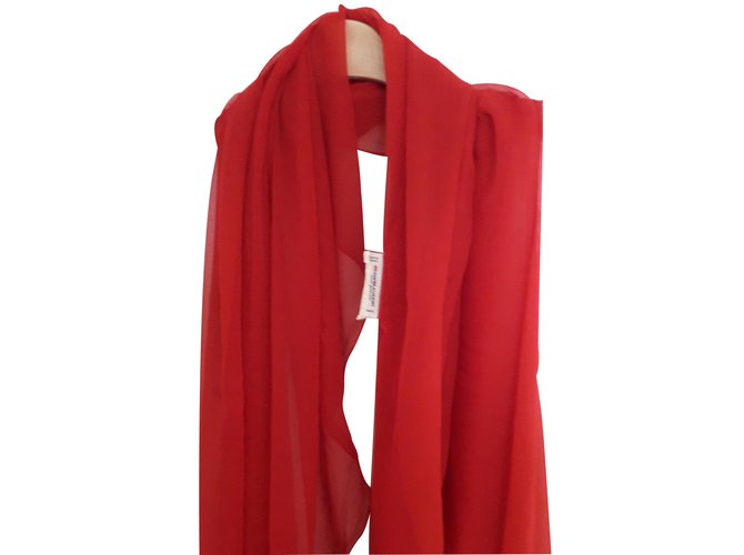 Yves Saint Laurent Sciarpa vintage Rosso