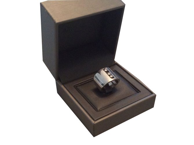 Messika Anello Diamond Move in oro bianco 18 carati Argento