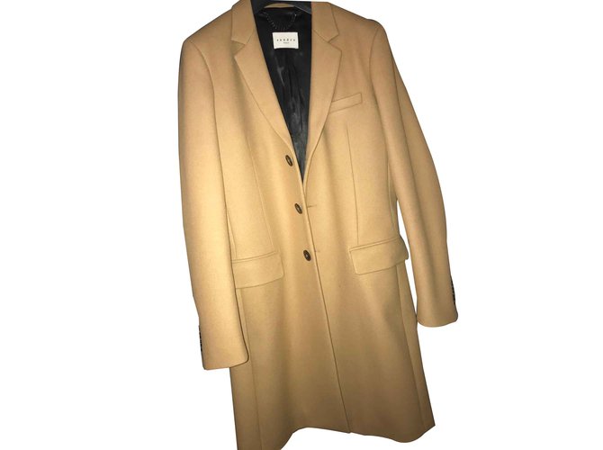 Sandro lungo cappotto Beige