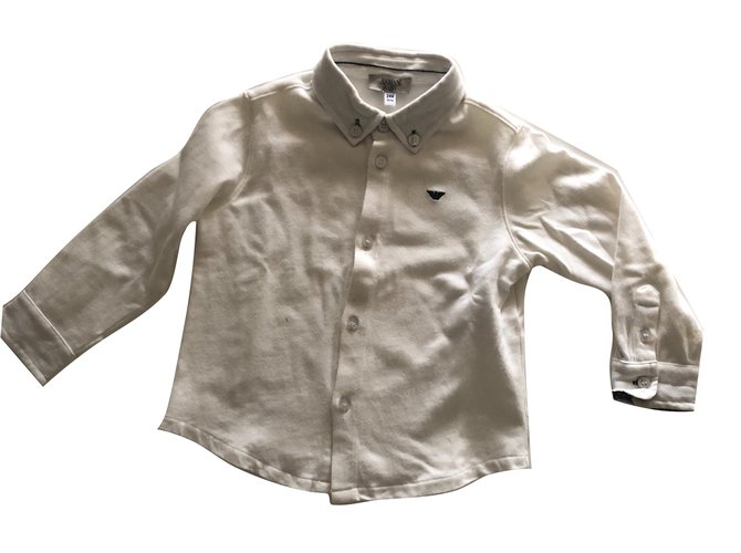 Camicia chic ARMANI BABY Bianco