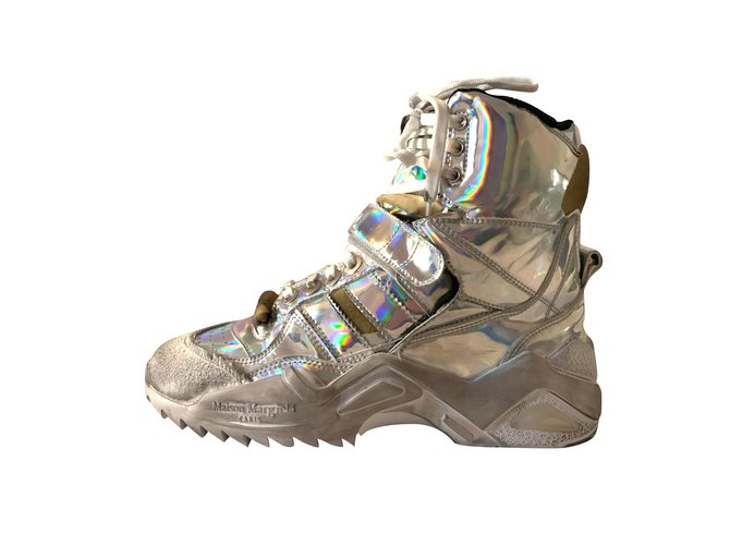 Maison Martin Margiela Nuove scarpe da ginnastica in forma retrò Argento