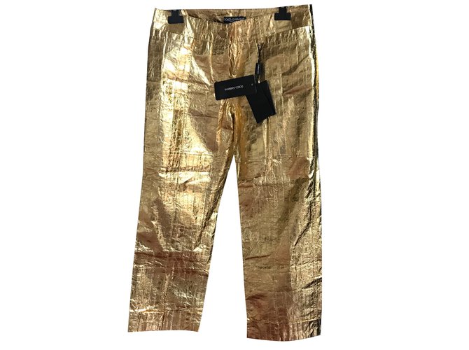 Pantaloni Dolce & Gabbana D'oro