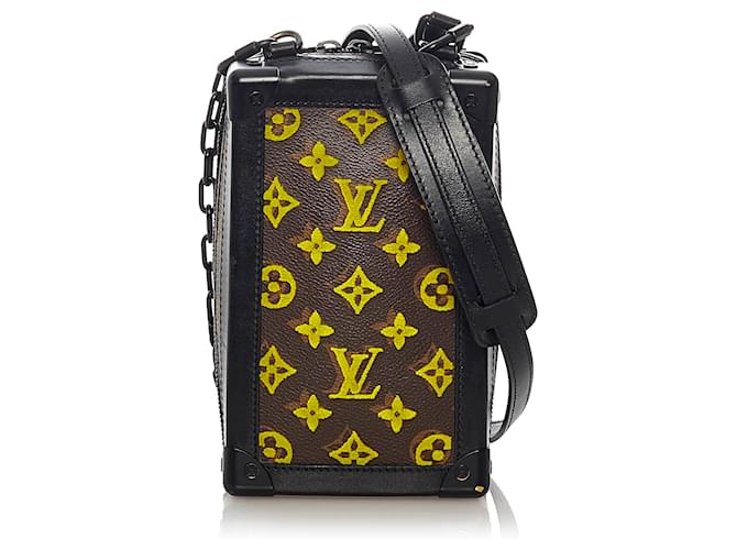 Baule Morbido Verticale Tuffetage Marrone Monogram di Louis Vuitton