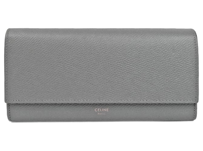 Portafoglio grande con patta Céline Marrone