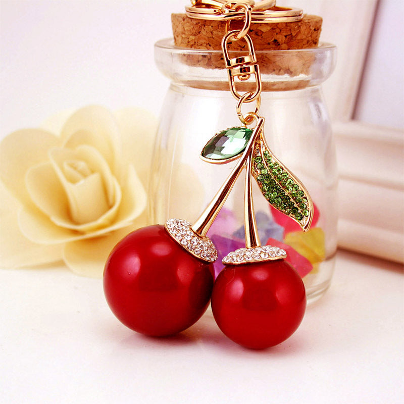 Portachiavi per la casa e l'auto accessorio per borse doppia ciliegia