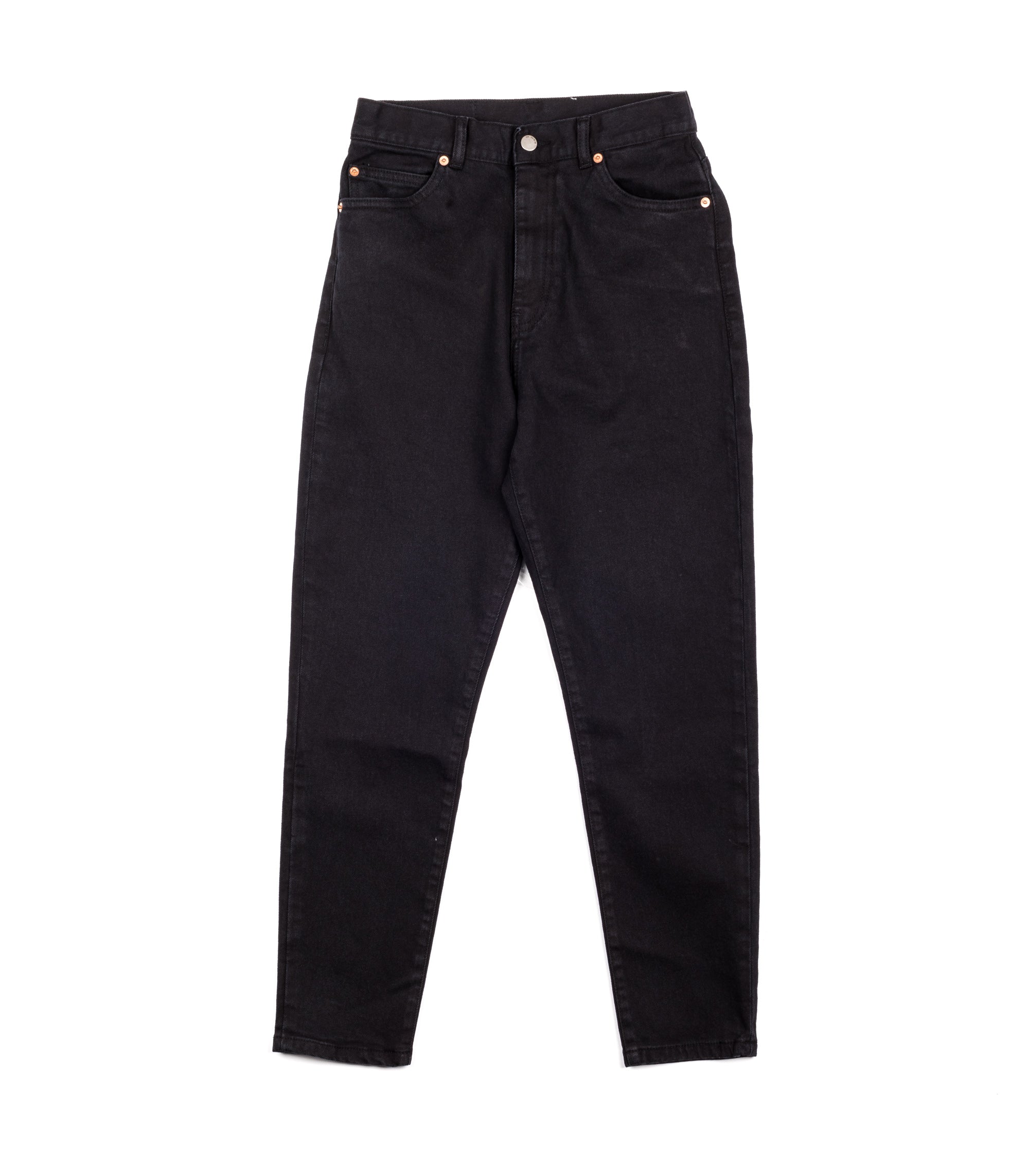 Dr Denim Jeans Nora Dad Fit Retro Black Donna