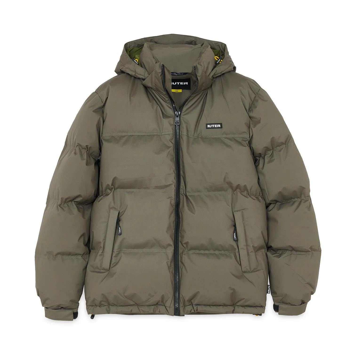Iuter Puff Jacket Verde Militare Uomo
