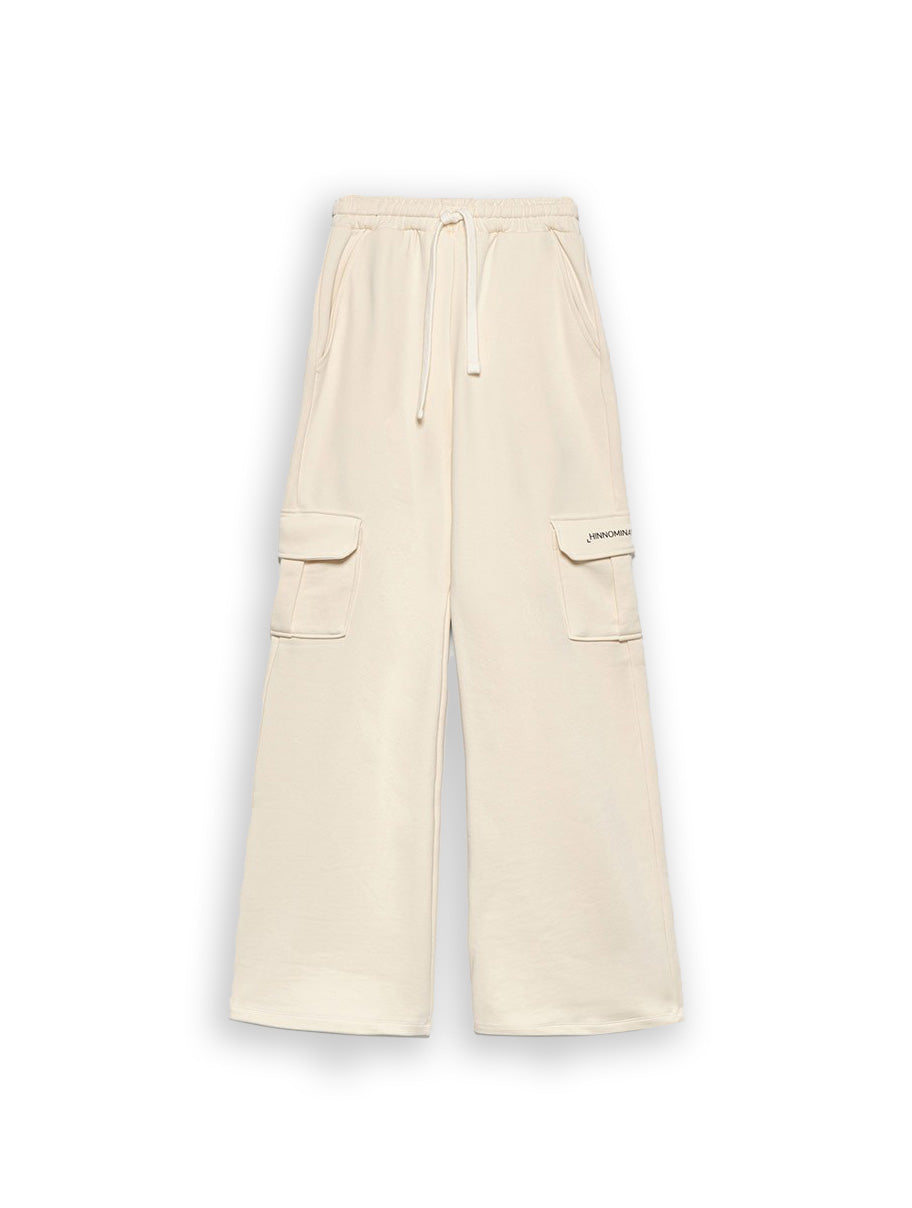 Pantalone Tuta Cargo Hinnominate Palazzo Latte Donna