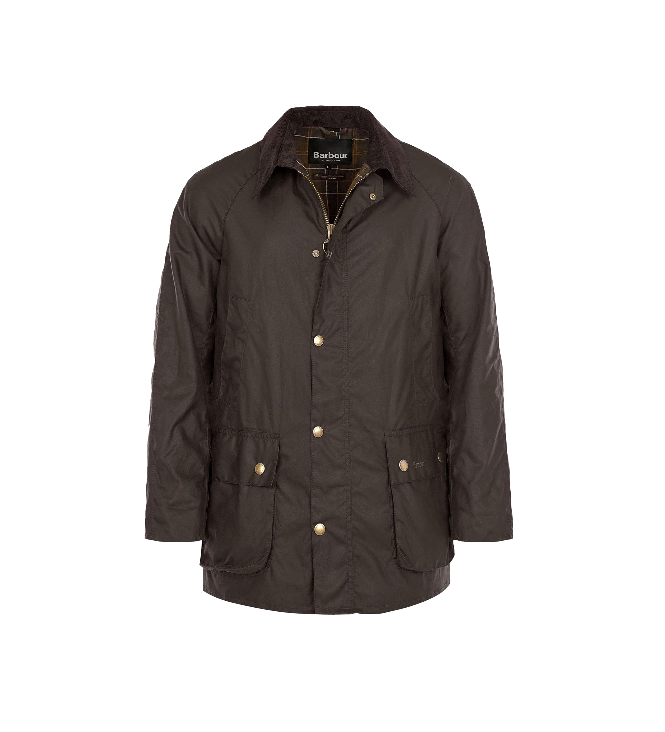 Barbour Ashby Wax Jacket Verde Oliva Uomo
