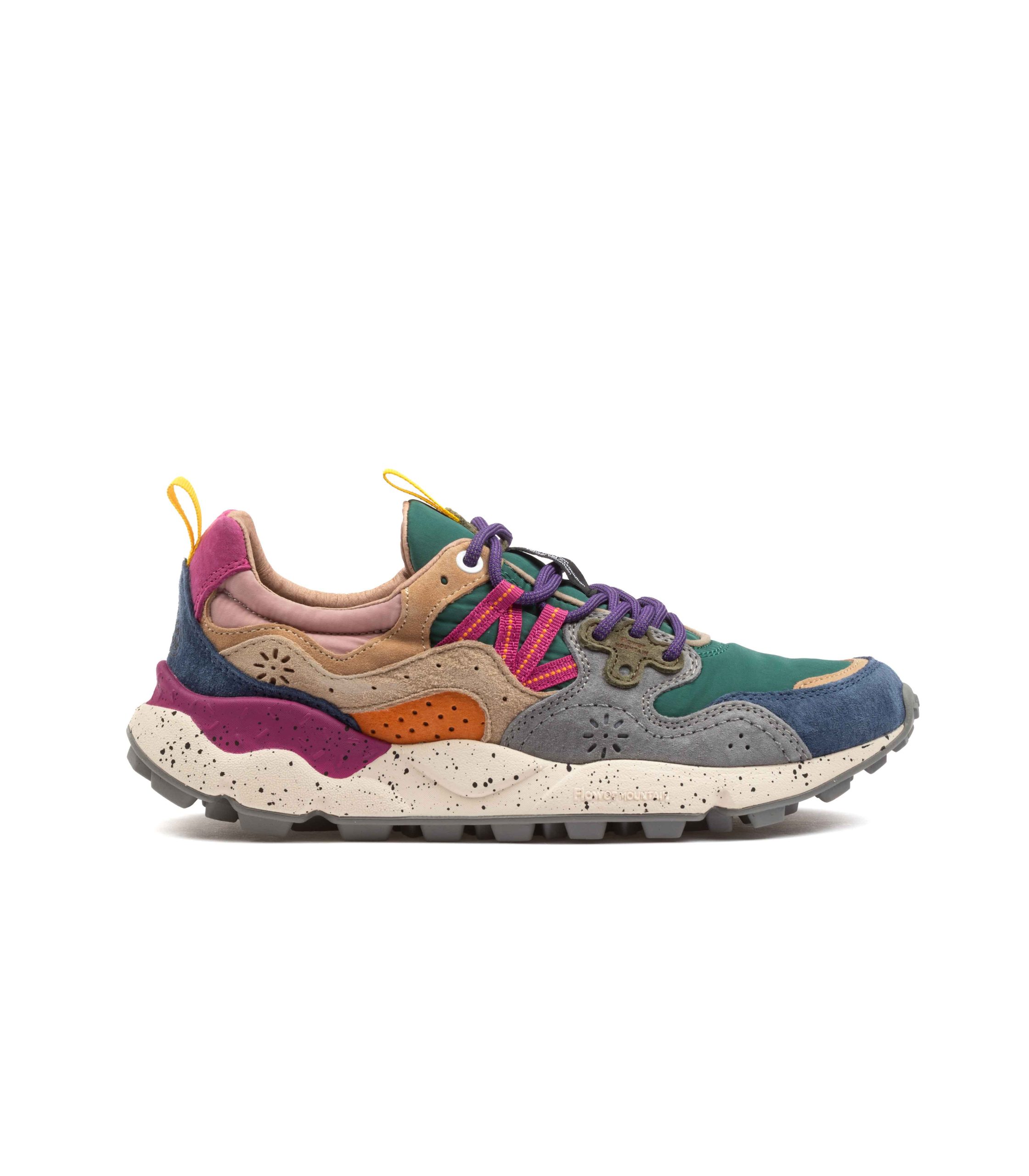 Flower Mountain Yamano 3 Suede Nylon Light Petrol Stone Beige