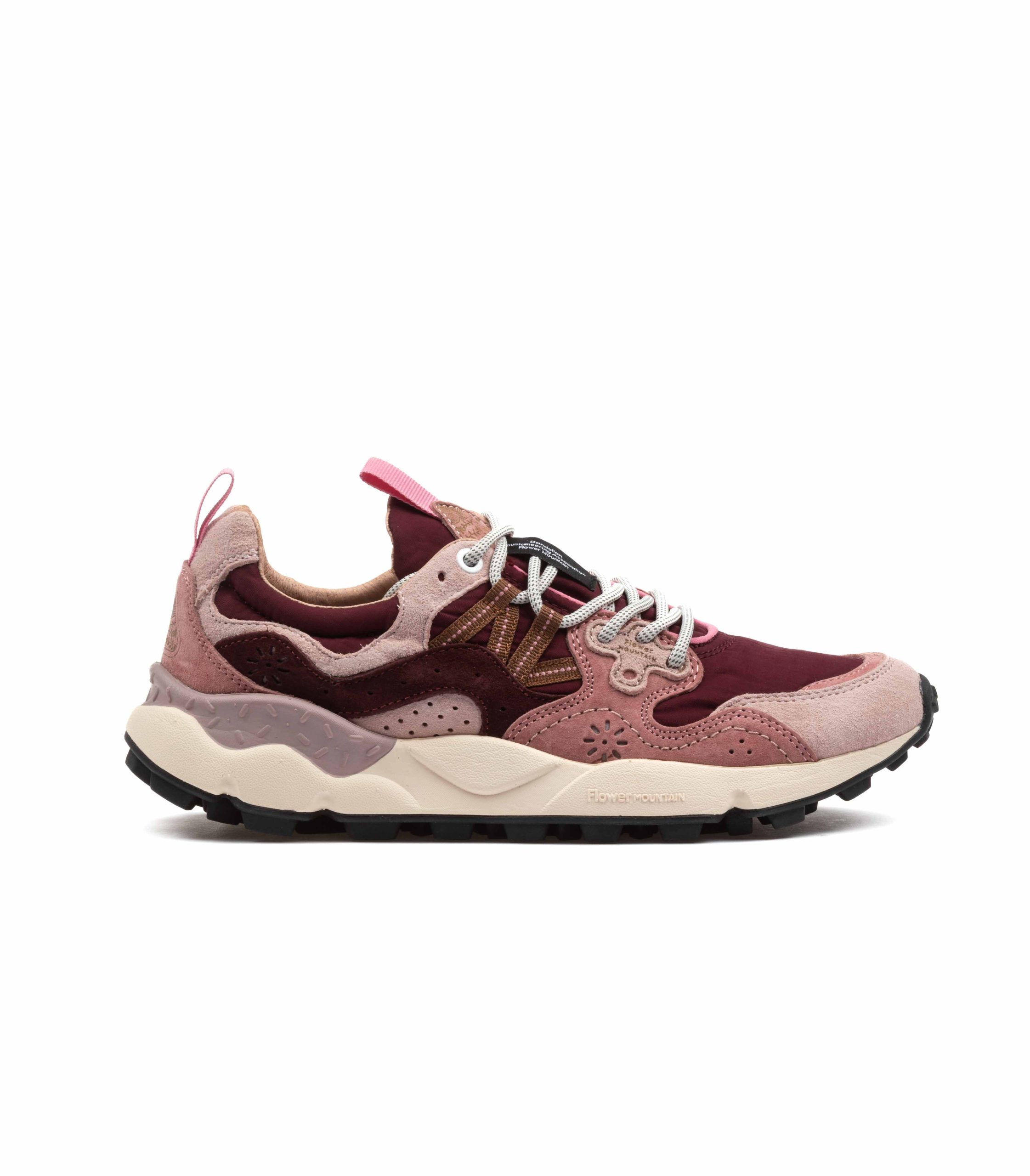 Flower Mountain Yamano 3 Nylon Light Light Rose Pink Brown Donna