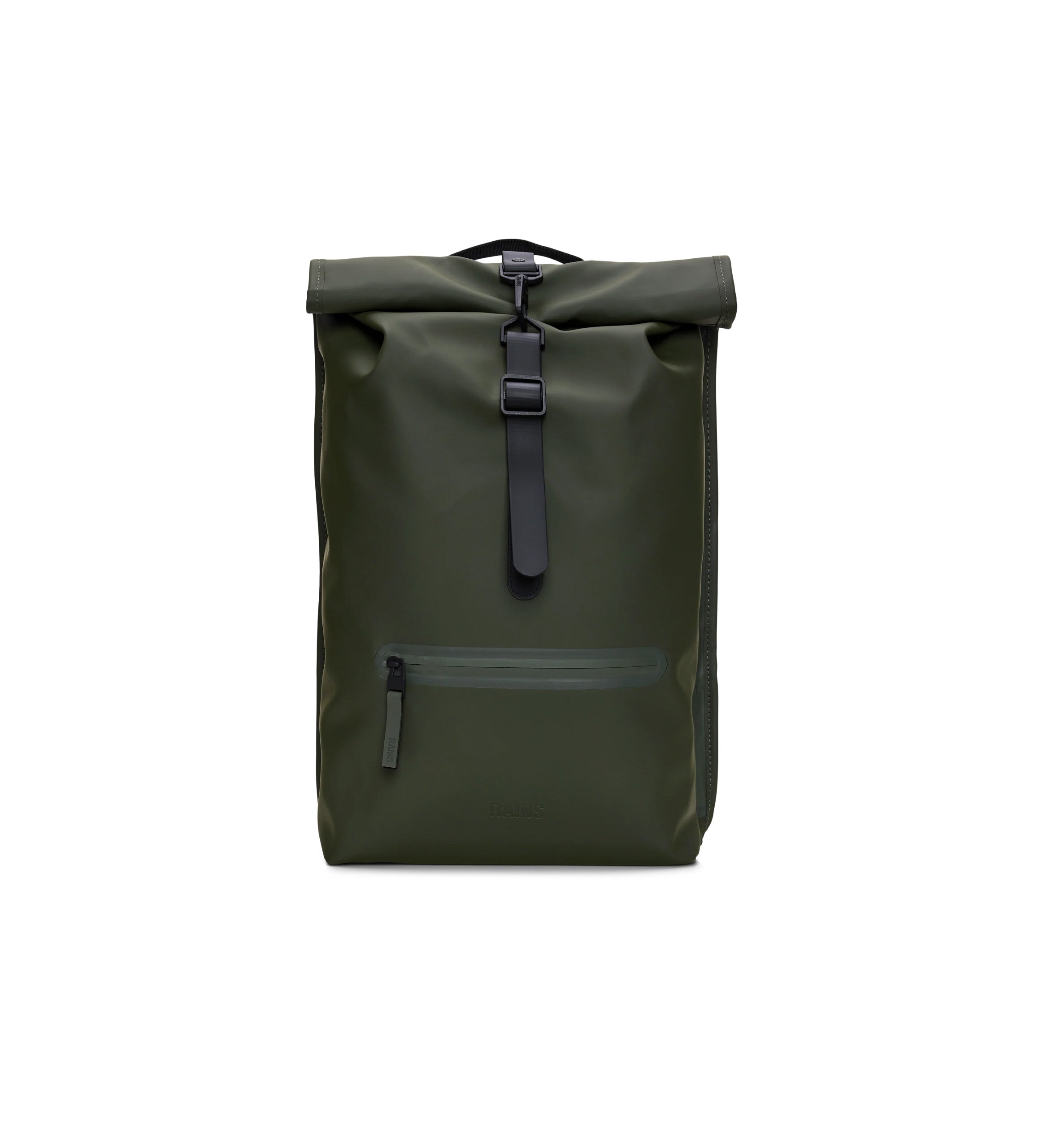 Zaino Rains Rolltop Rucksack Verde