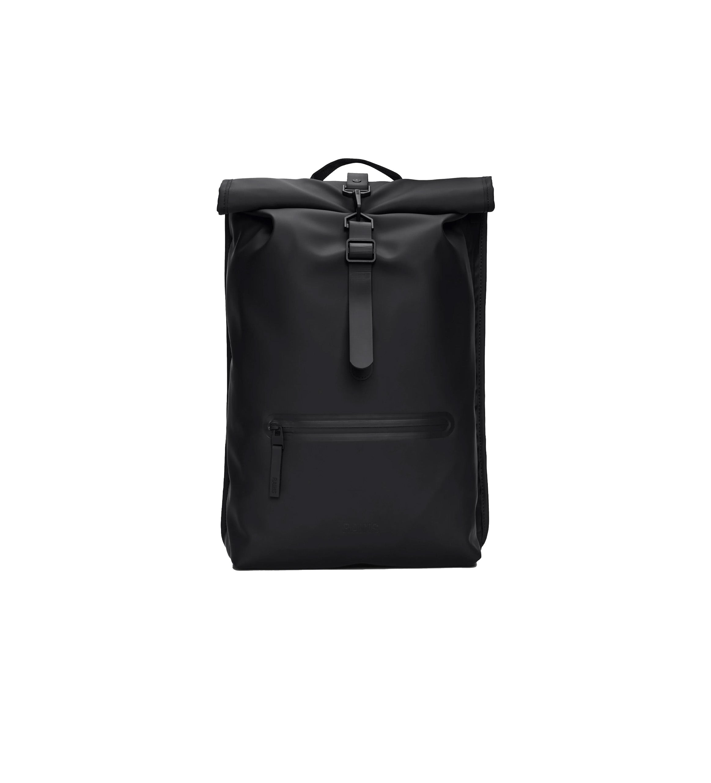 Zaino Rains Rolltop Rucksack Nero