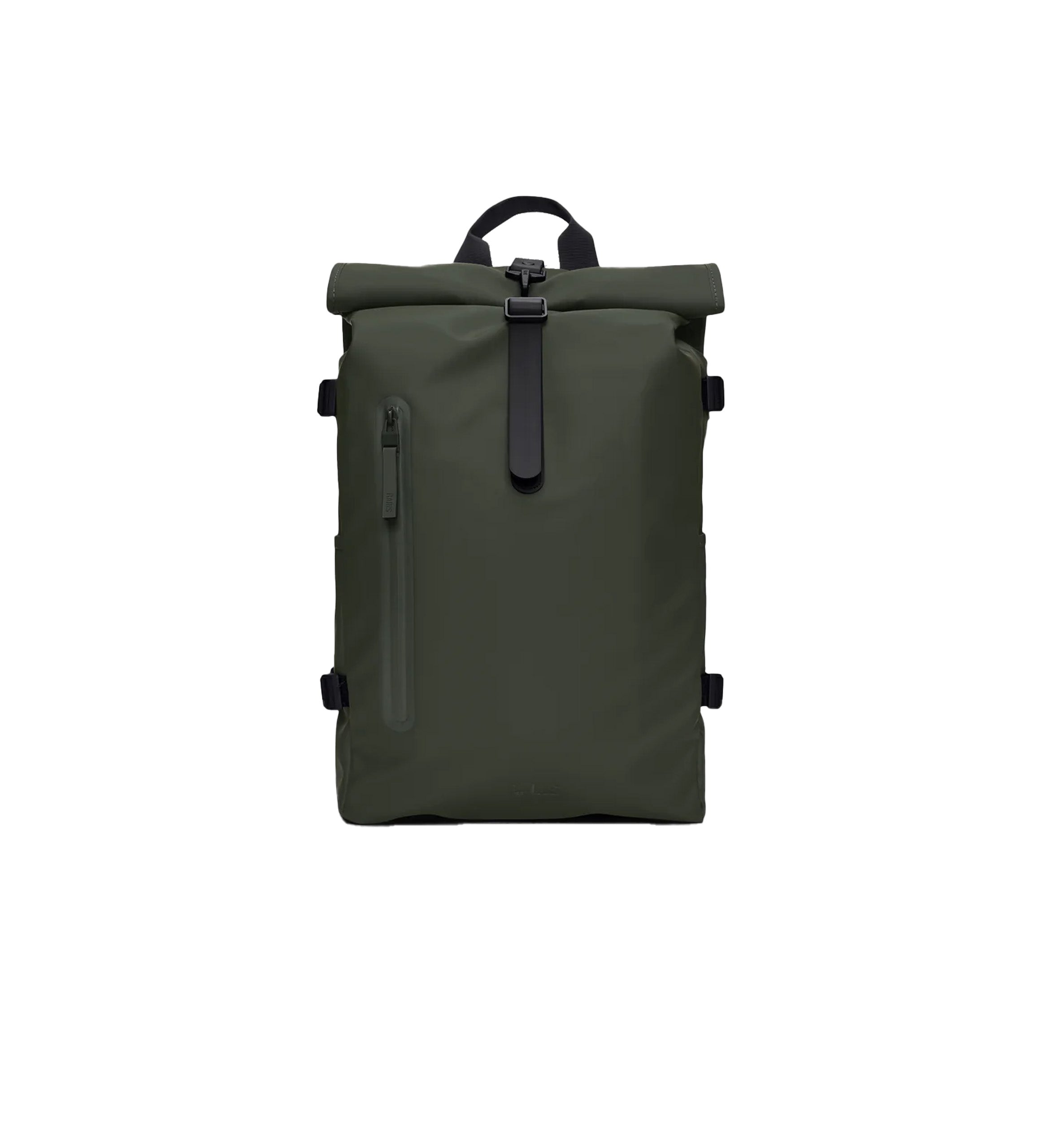 Zaino Rains Rolltop Rucksack Large W3 Verde