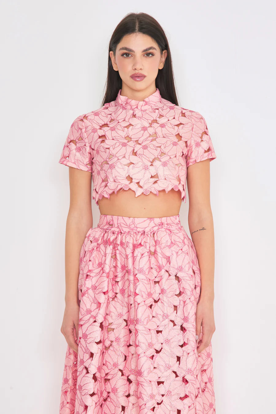 SILENCE LIMITED-top macrame