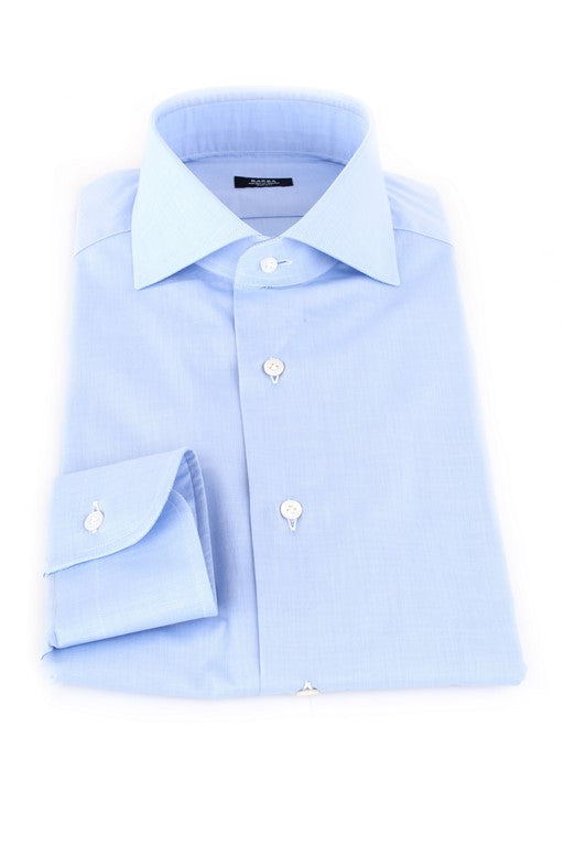 CAMICIA COLLO FRANCESE BARBA CELESTE 3