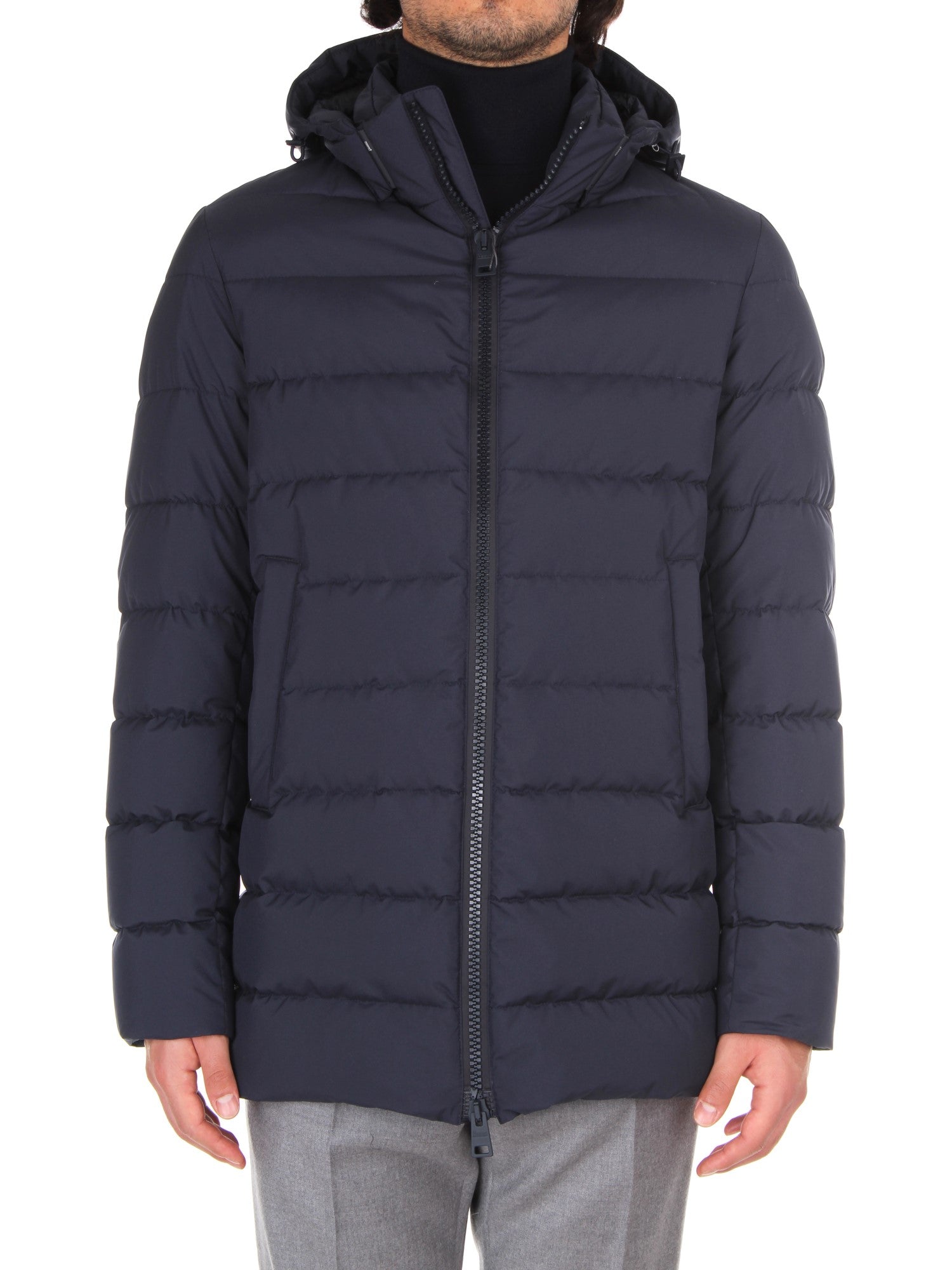 GIACCONE GORE WINDSTOPPER HERNO LAMINAR BLU 9201