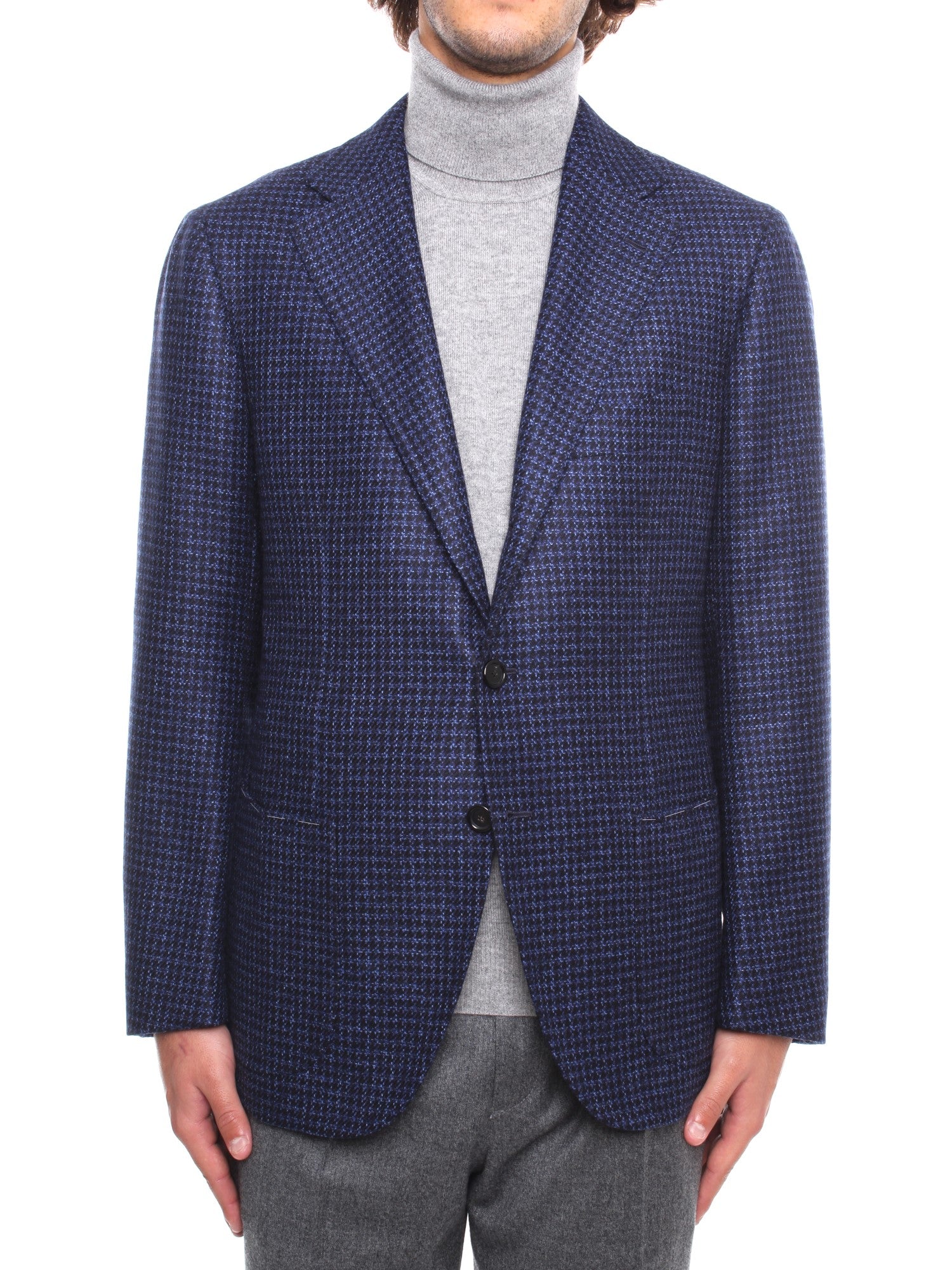 BLAZER MONOPETTO CESARE ATTOLINI BLU B22