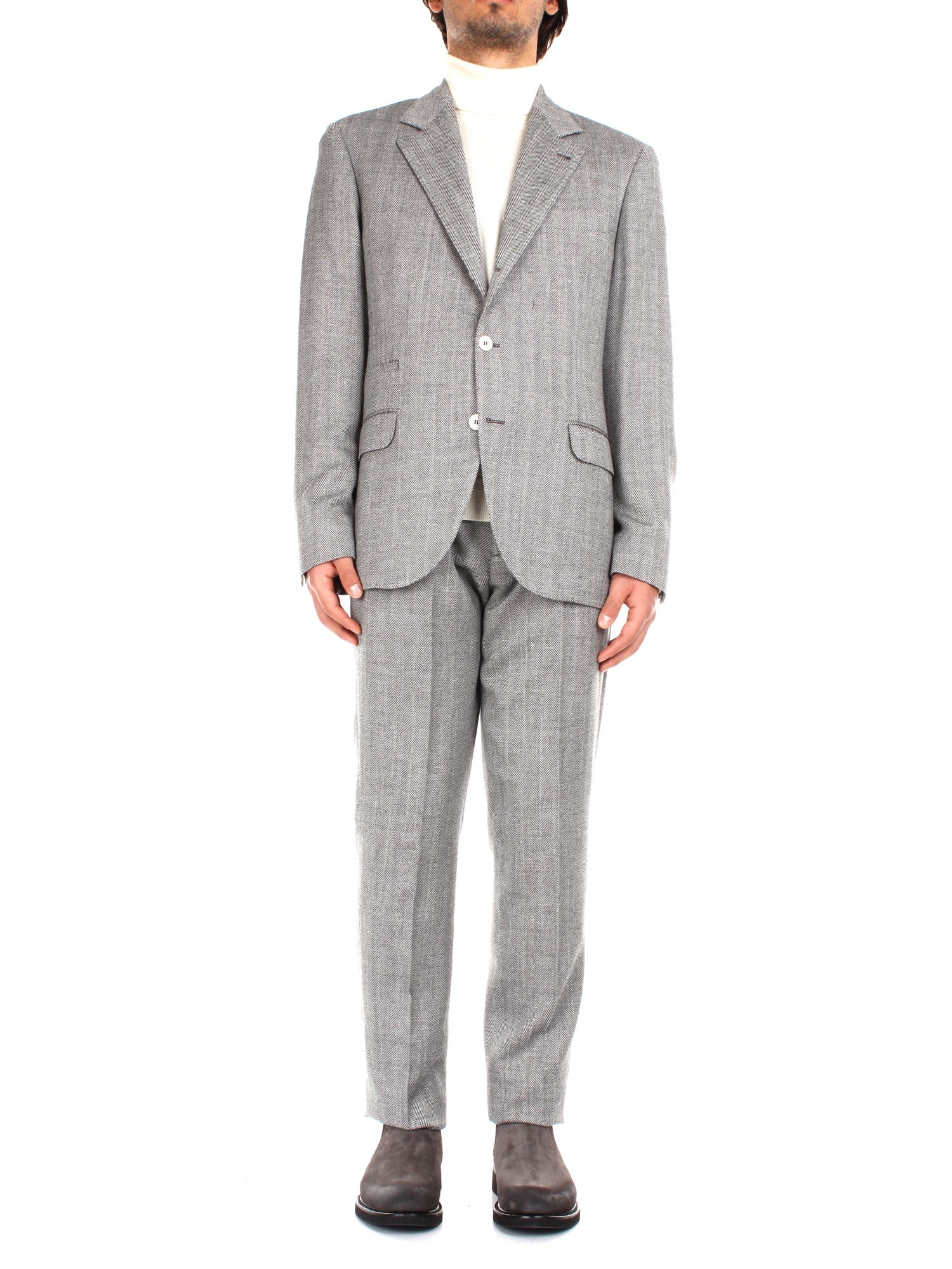 ABITO MONOPETTO BRUNELLO CUCINELLI GRIGIO C003