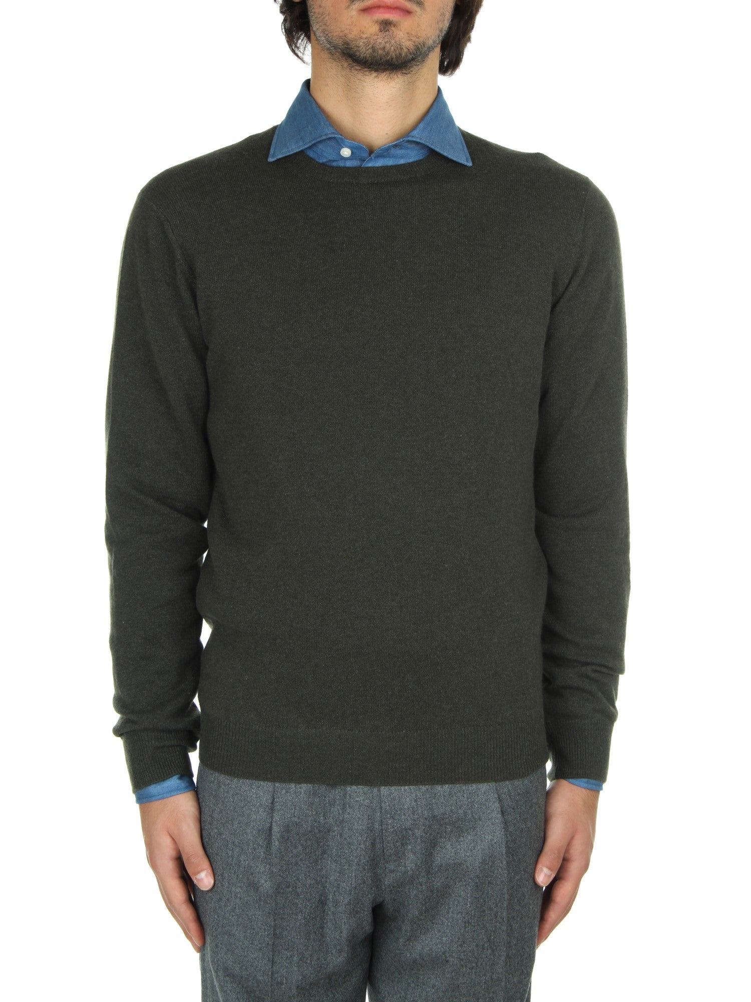 MAGLIA GIROCOLLO HINDUSTRIE VERDE 570