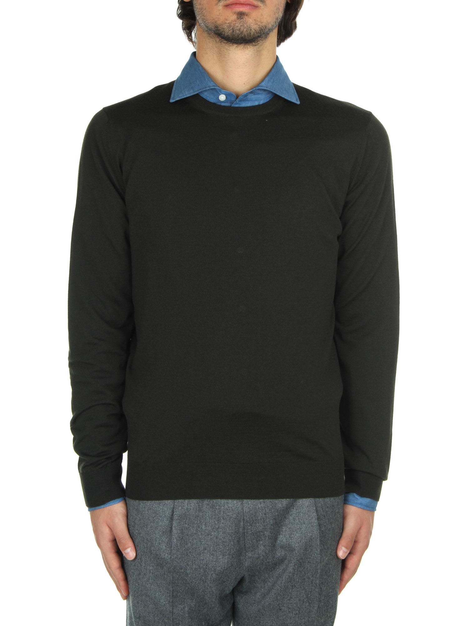 MAGLIA GIROCOLLO HINDUSTRIE VERDE 570