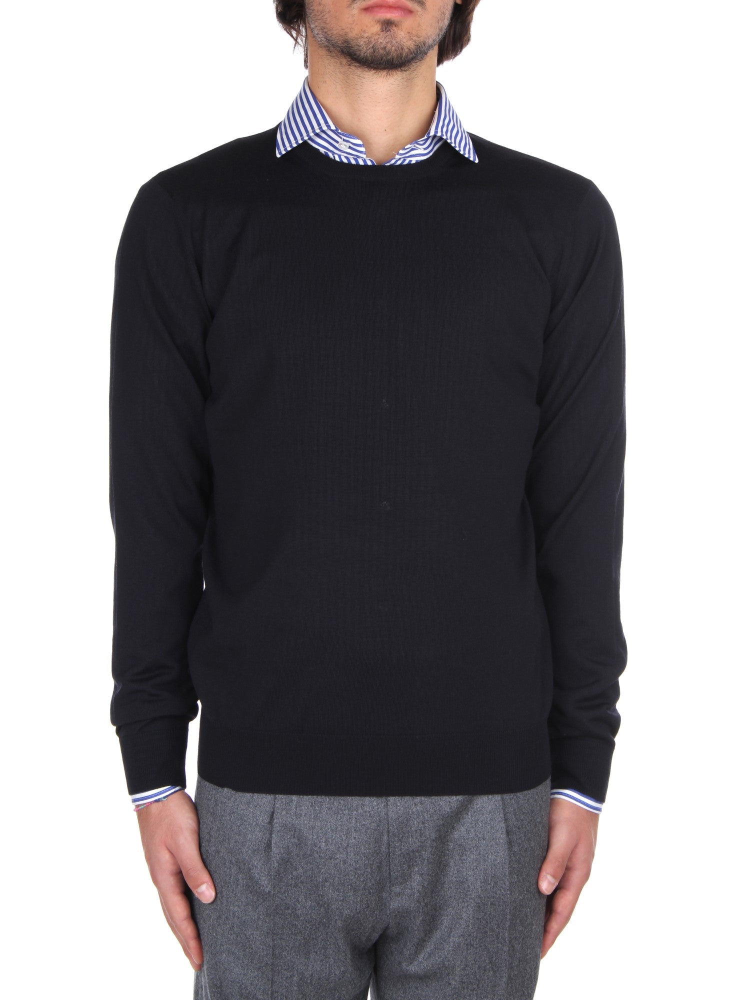 MAGLIA GIROCOLLO HINDUSTRIE BLU 890