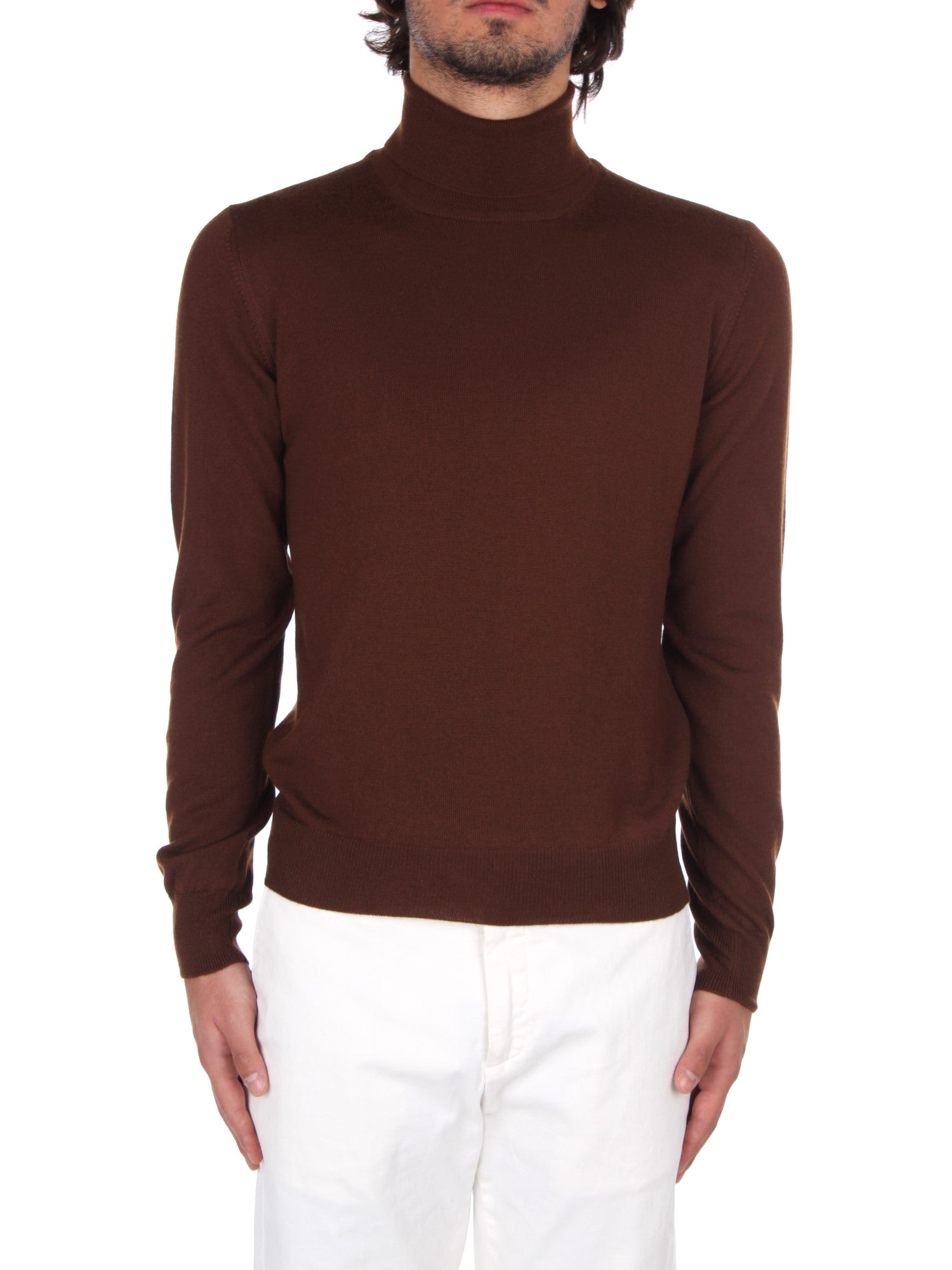 MAGLIA DOLCEVITA LA FILERIA MARRONE 184