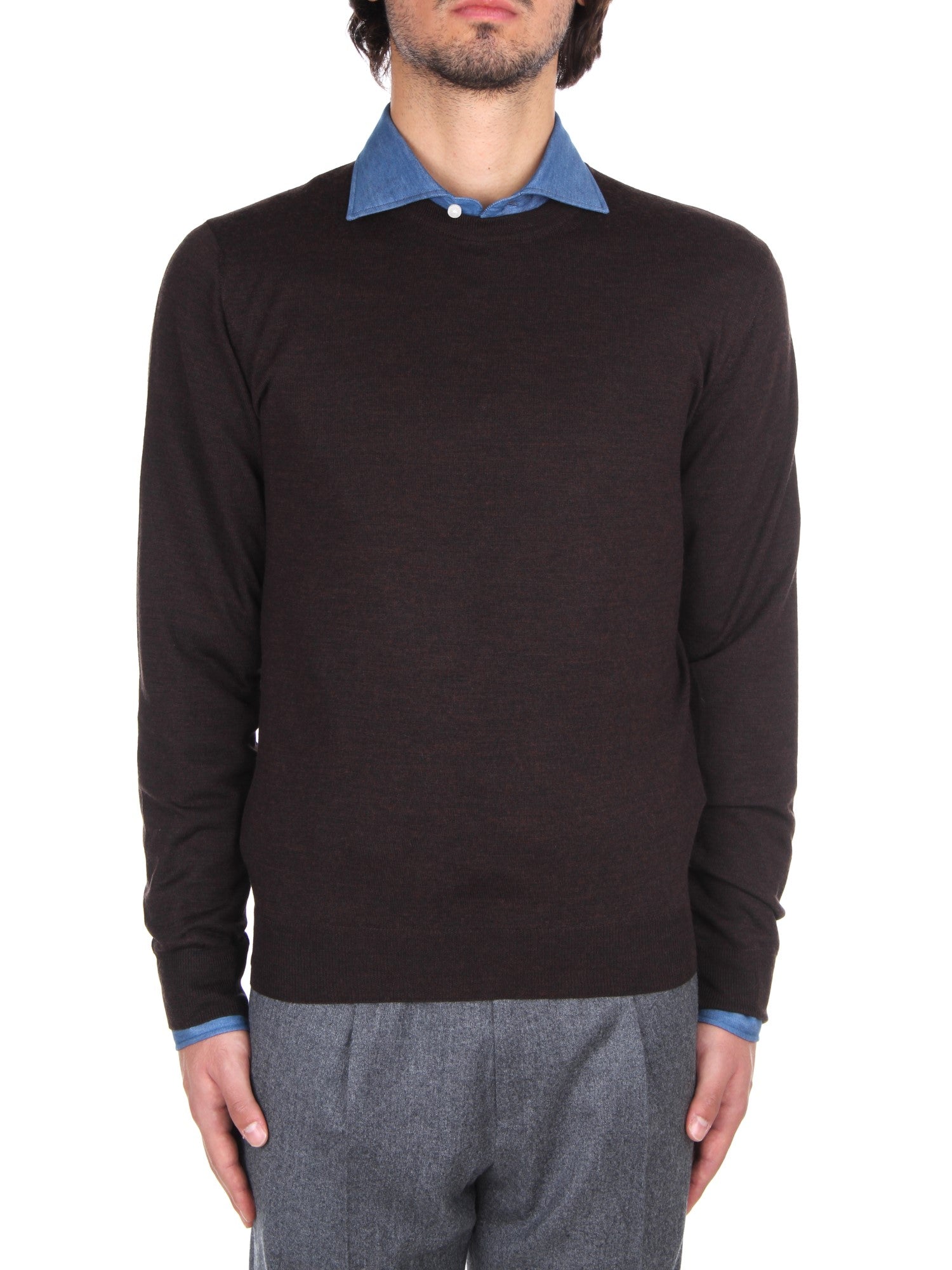 MAGLIA GIROCOLLO MAURO OTTAVIANI MARRONE 30249