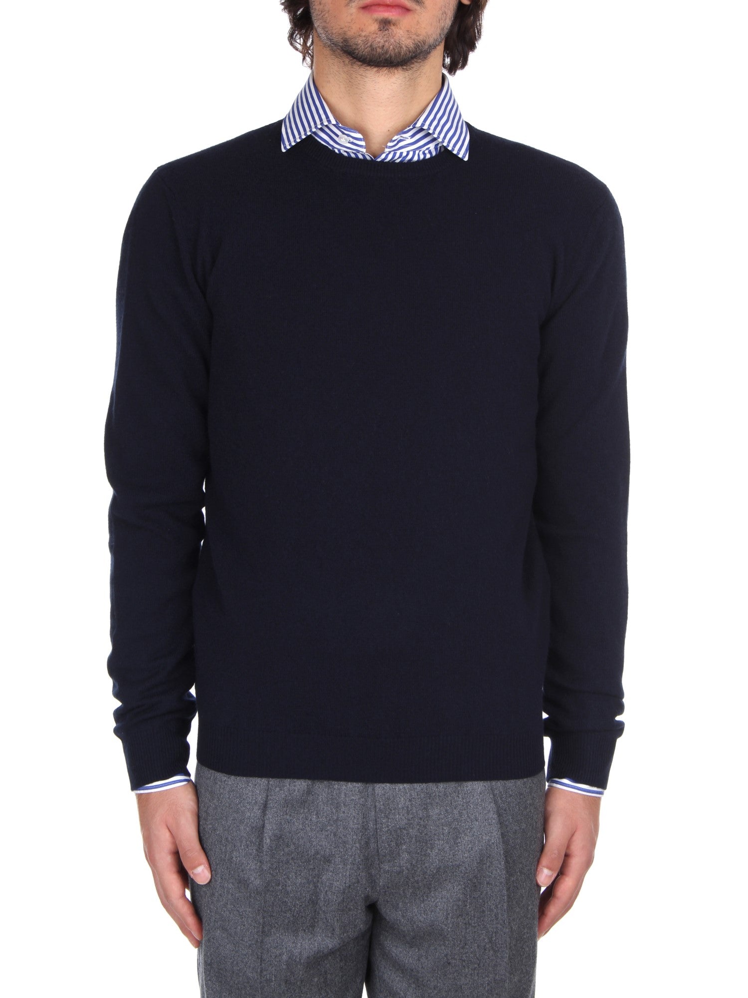 MAGLIA GIROCOLLO MAURO OTTAVIANI BLU 400008