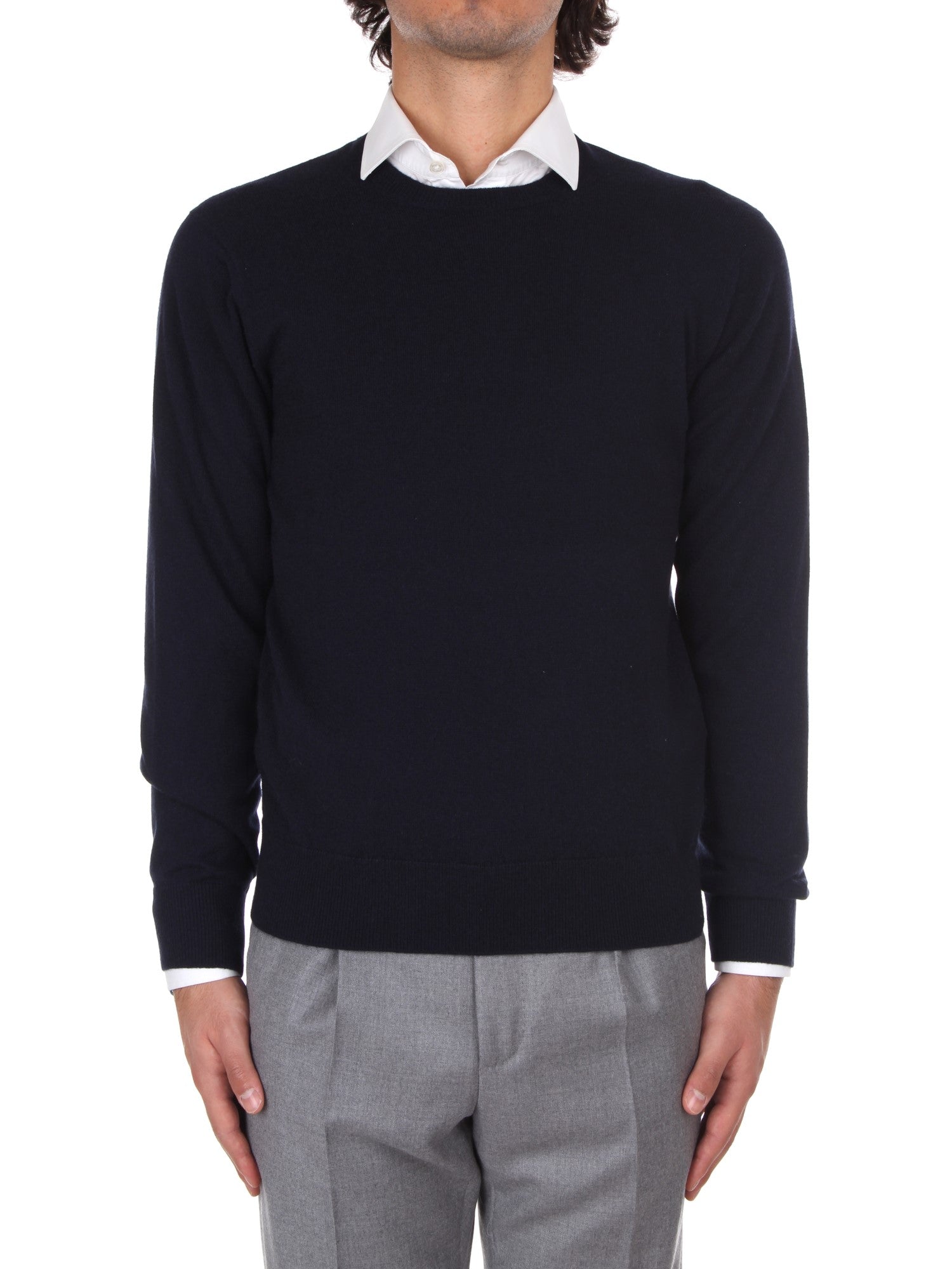 MAGLIONE GIROCOLLO CRUCIANI BLU 20102