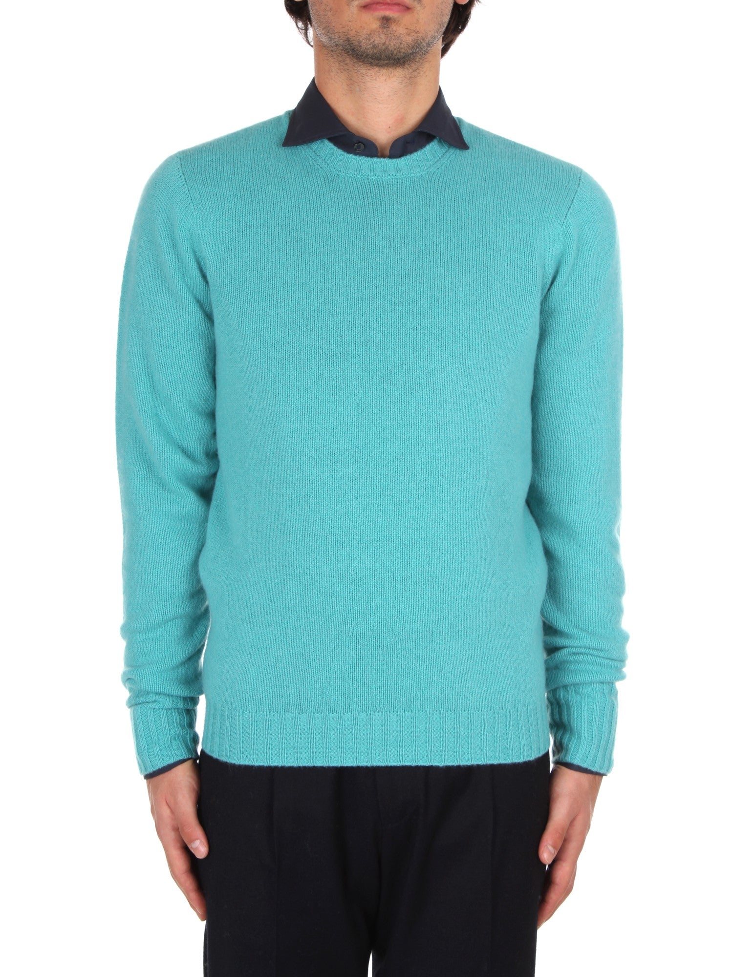 MAGLIONE GIROCOLLO DRUMOHR ACQUAMARINA 712