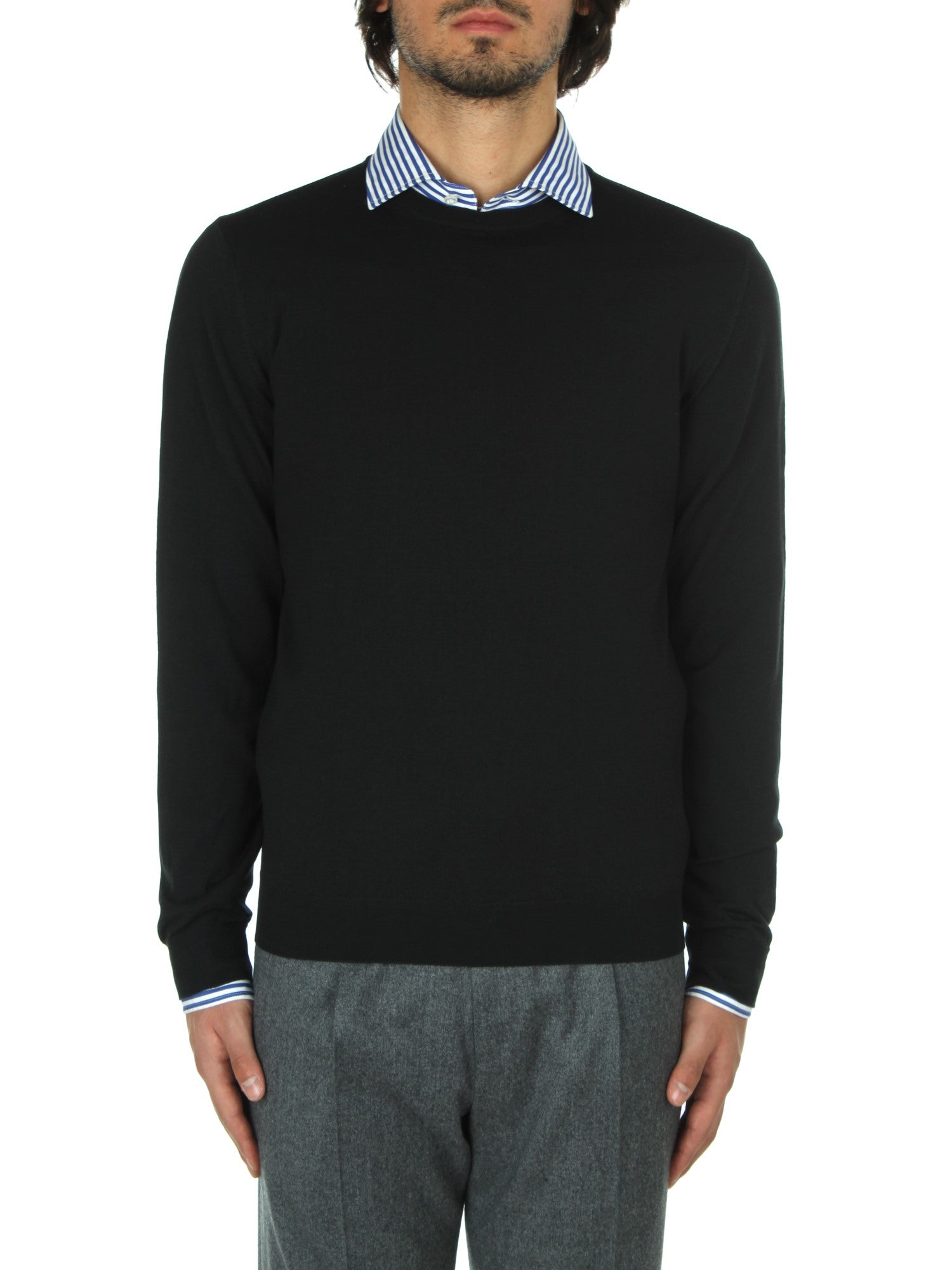 MAGLIA GIROCOLLO ZANONE FLEX WOOL VERDE ZANONE N0049