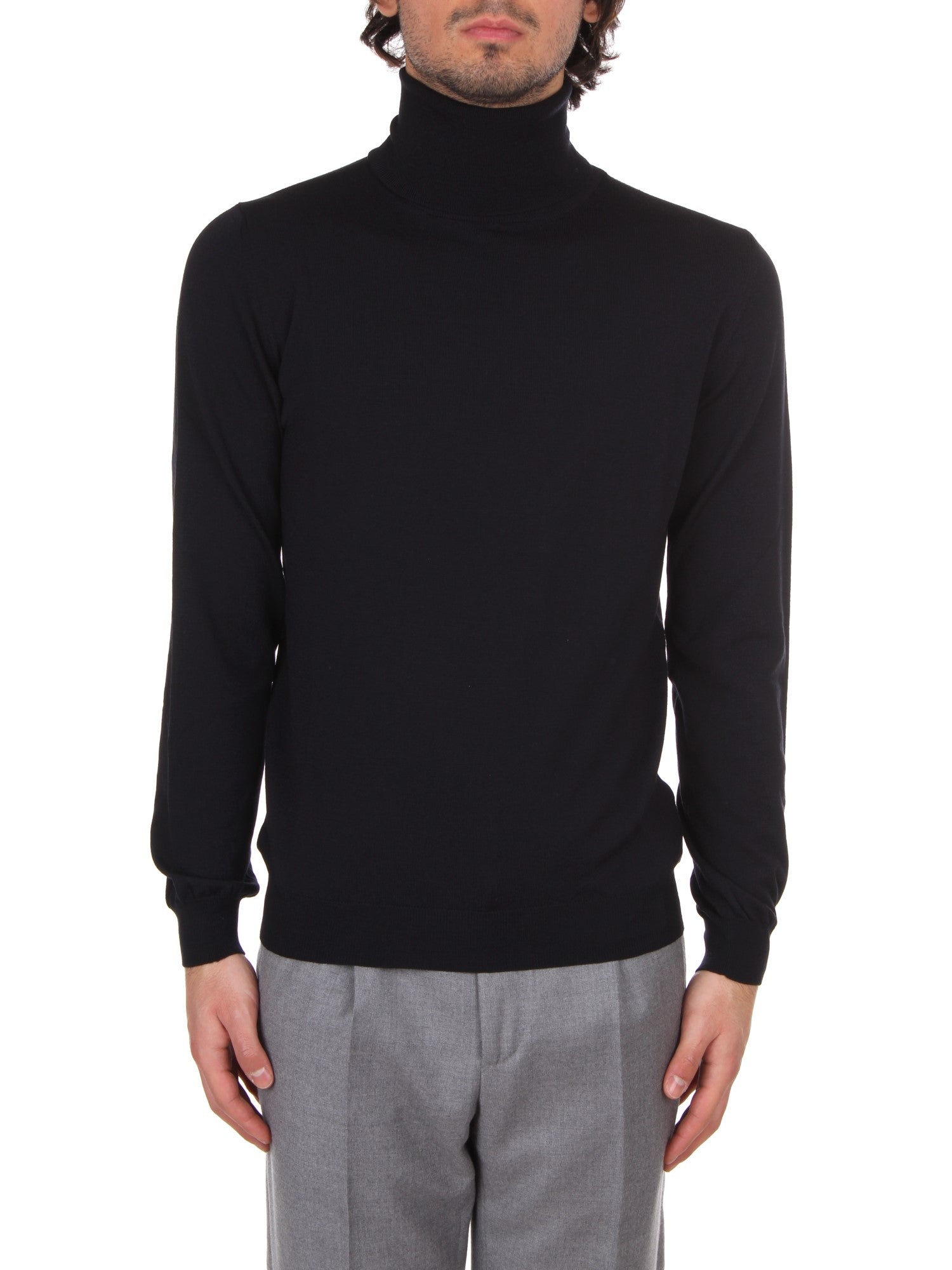 MAGLIA DOLCEVITA ZANONE FLEX WOOL BLU N0011