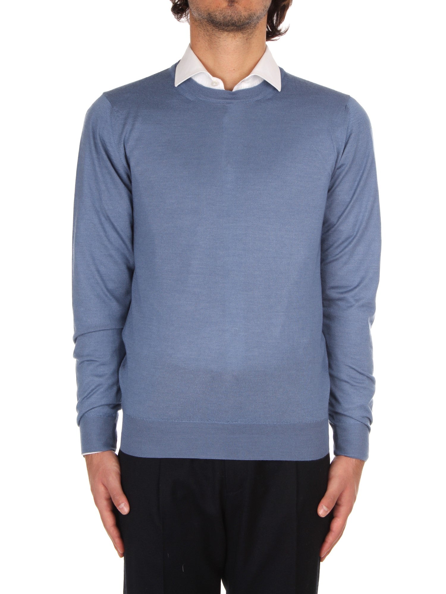 MAGLIA GIROCOLLO FEDELI CASHMERE TURCHESE 49