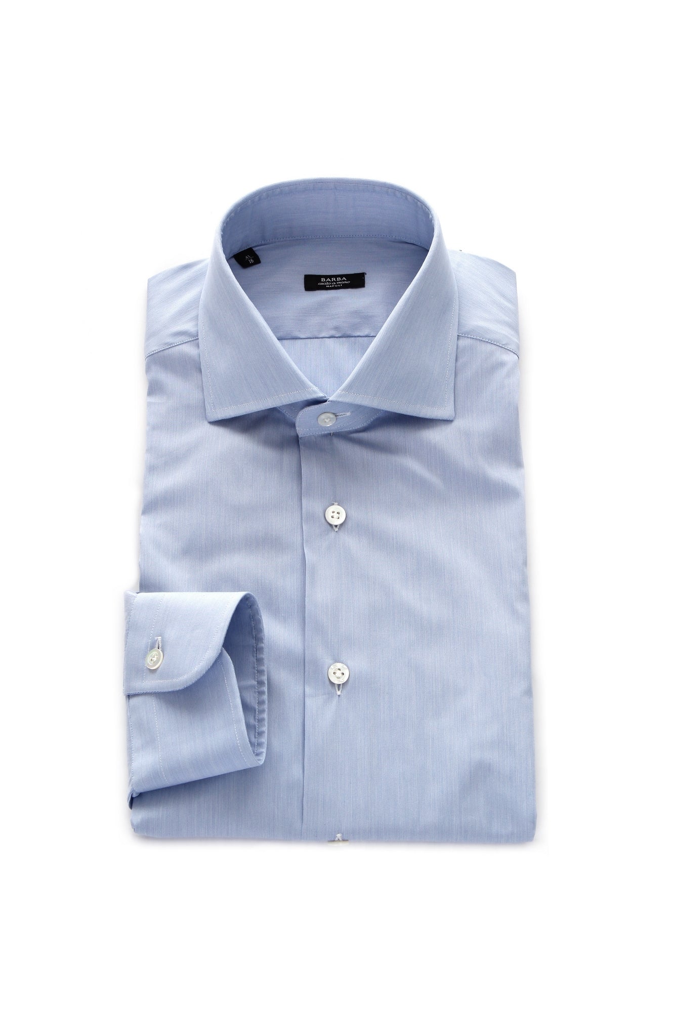 CAMICIA COLLO FRANCESE BARBA CELESTE 2