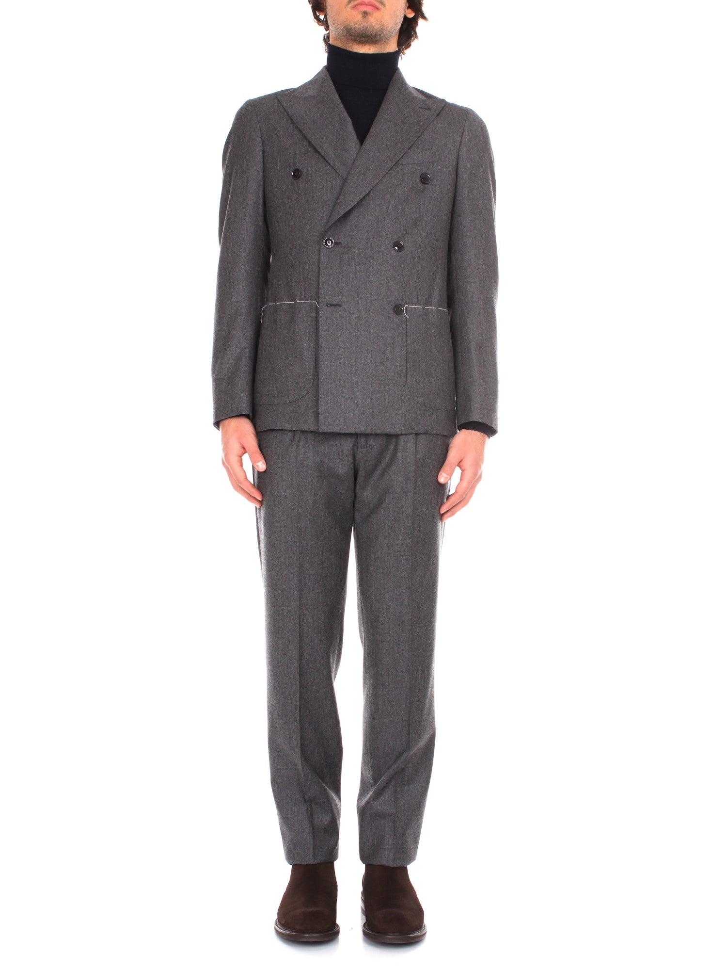 ABITO DOPPIOPETTO MICHI D'AMATO GRIGIO 0/4