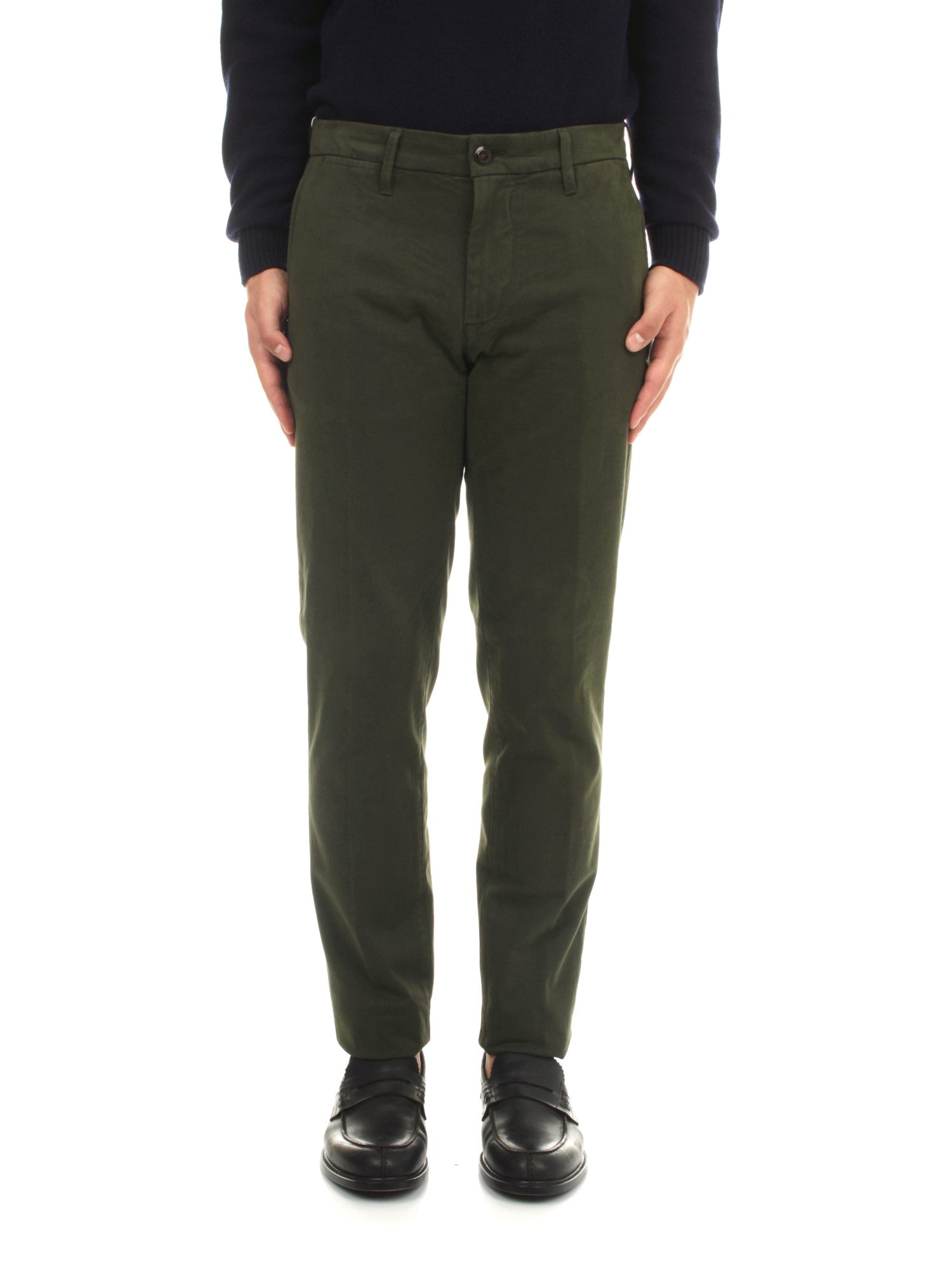 PANTALONI CHINO UOMO RE-HASH MUCHA CORE VERDE