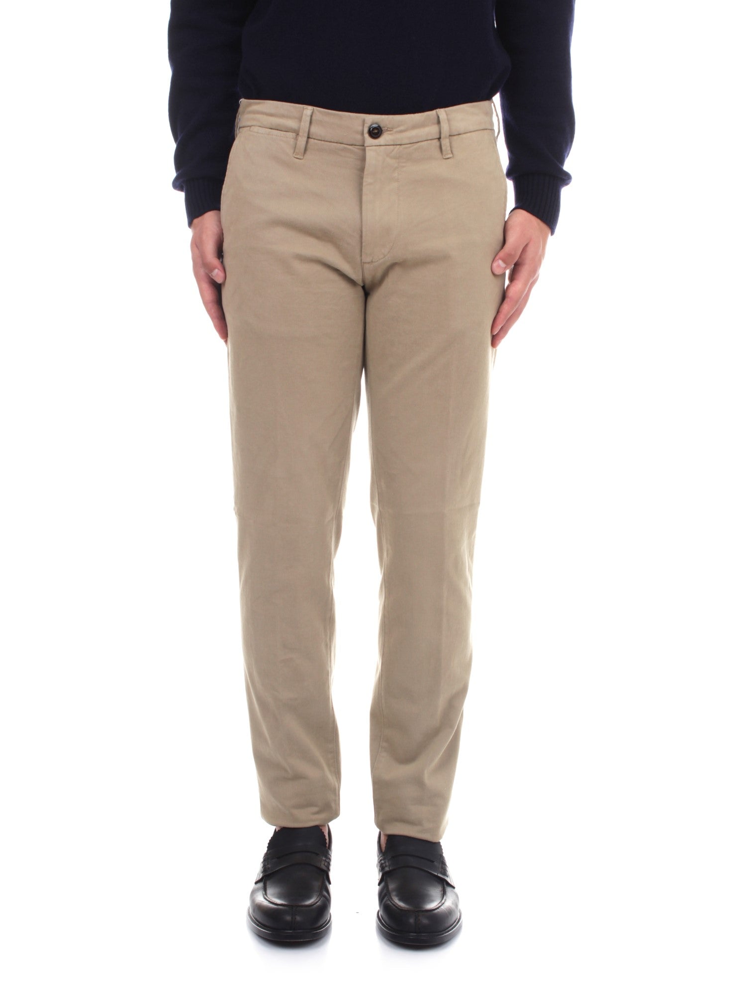 PANTALONI CHINO UOMO RE-HASH MUCHA CORE BEIGE SCURO