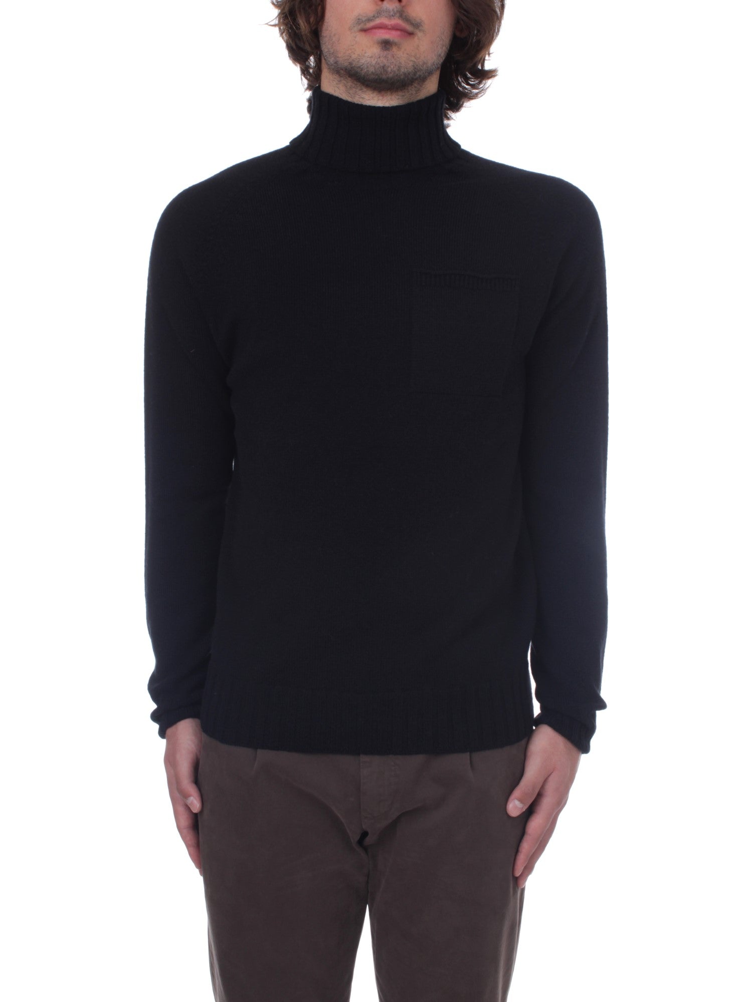 MAGLIA DOLCEVITA H953 RAGLAN NERO 08