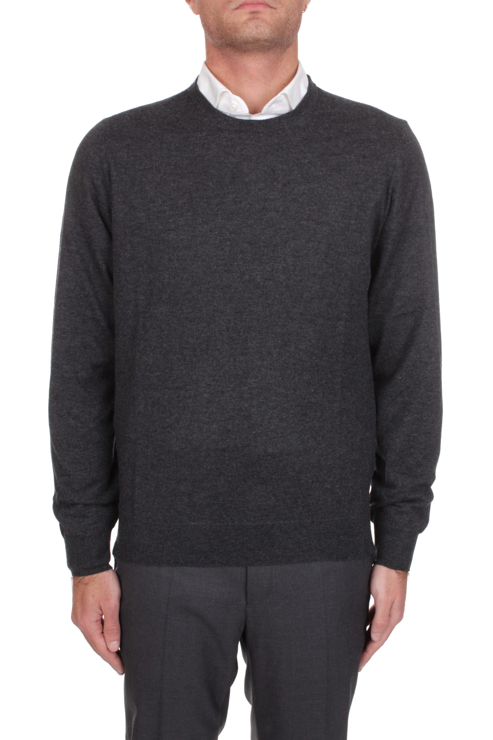 MAGLIA GIROCOLLO DRUMOHR GRIGIO SCURO 680