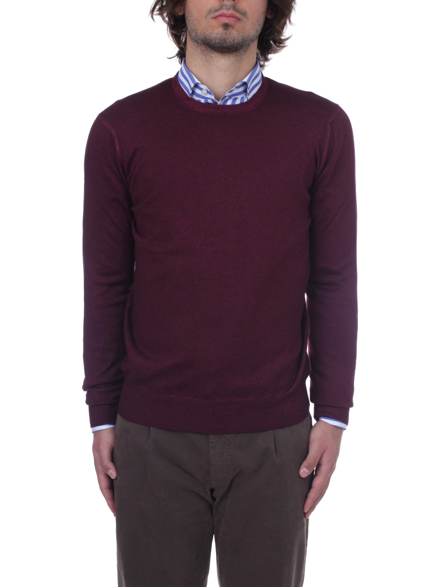 MAGLIA GIROCOLLO BARBA BORDEAUX 291