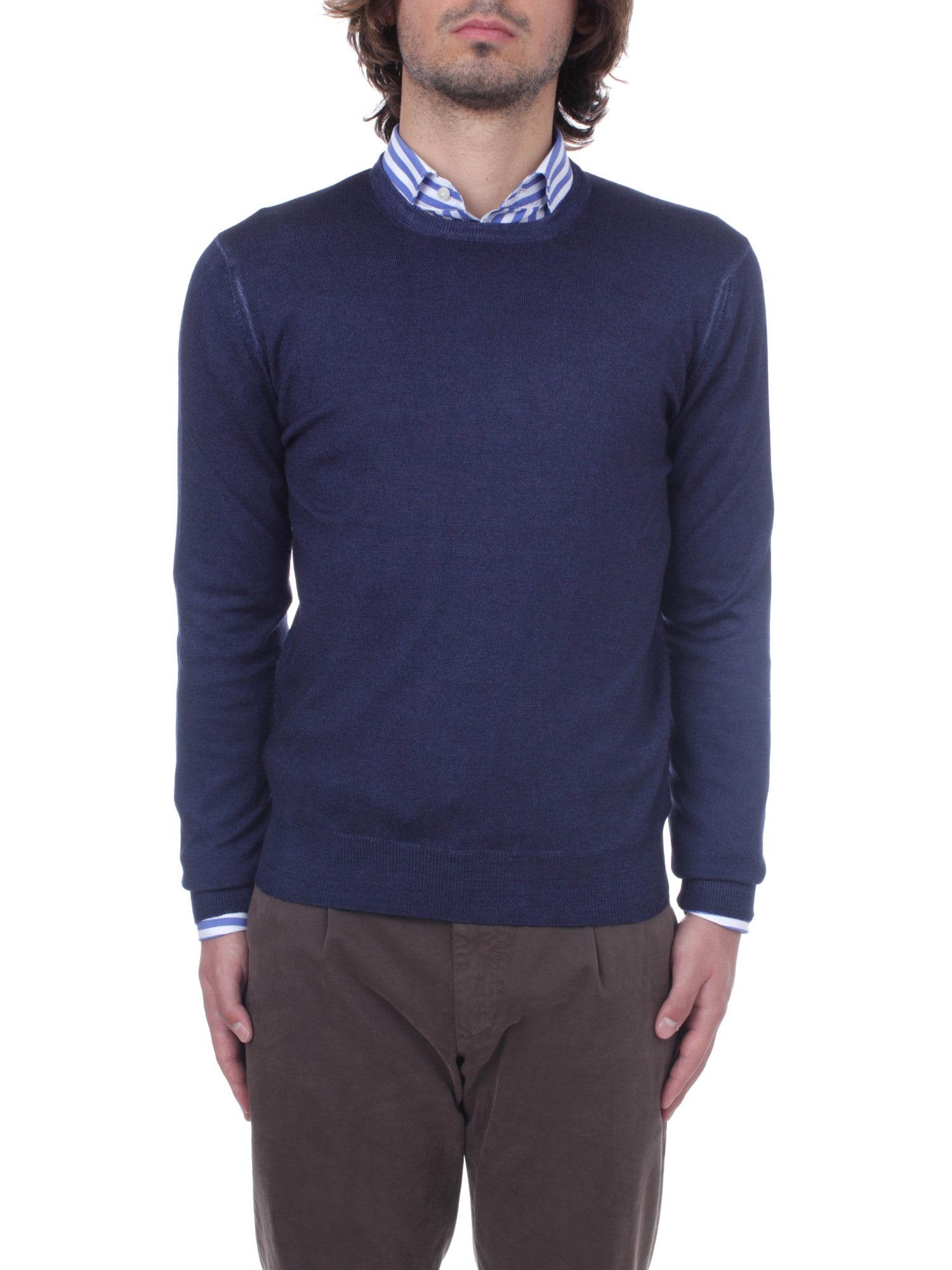 MAGLIA GIROCOLLO BARBA BLU 905