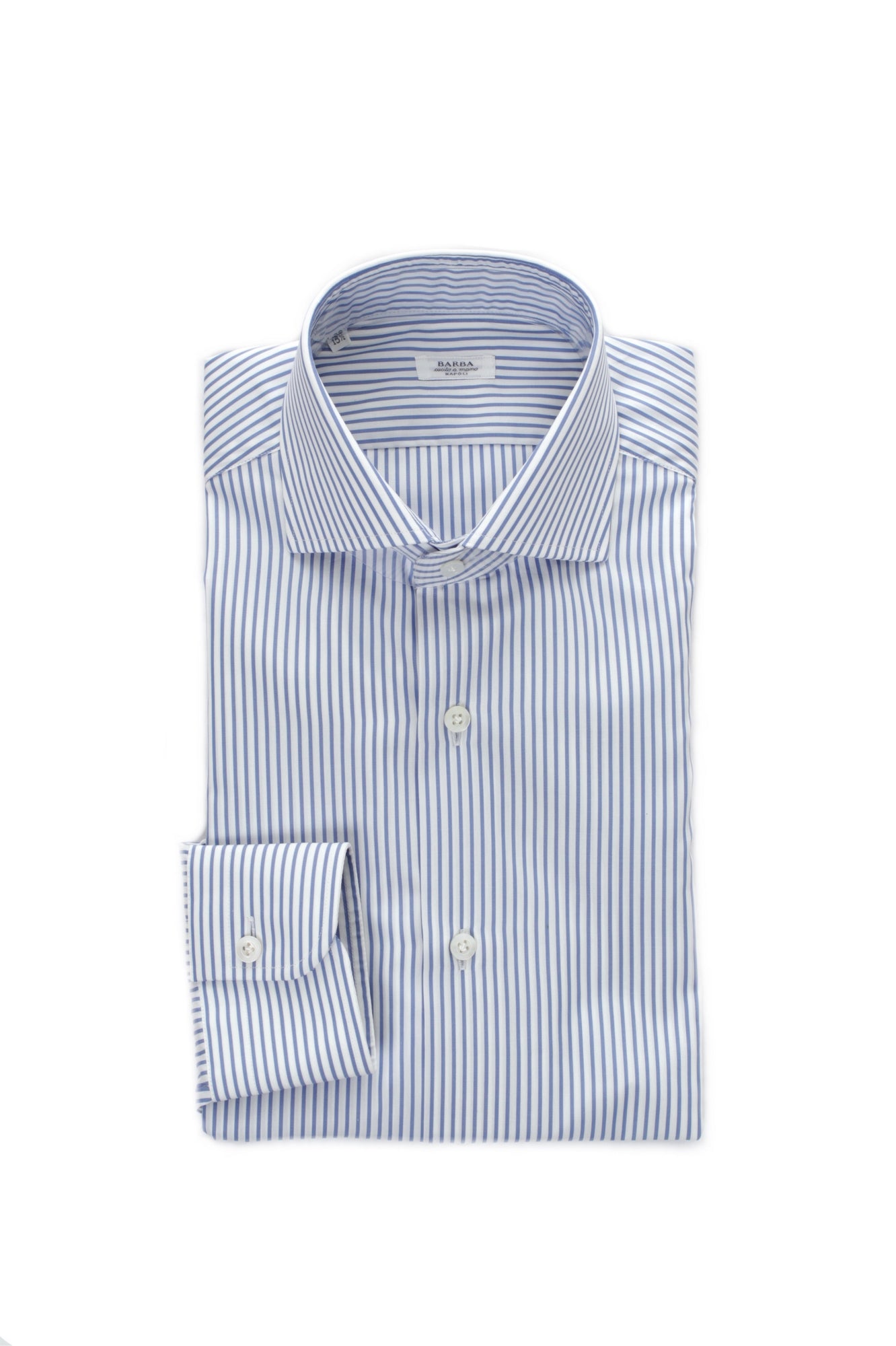 CAMICIA COLLO FRANCESE BARBA BIANCO CELESTE 1