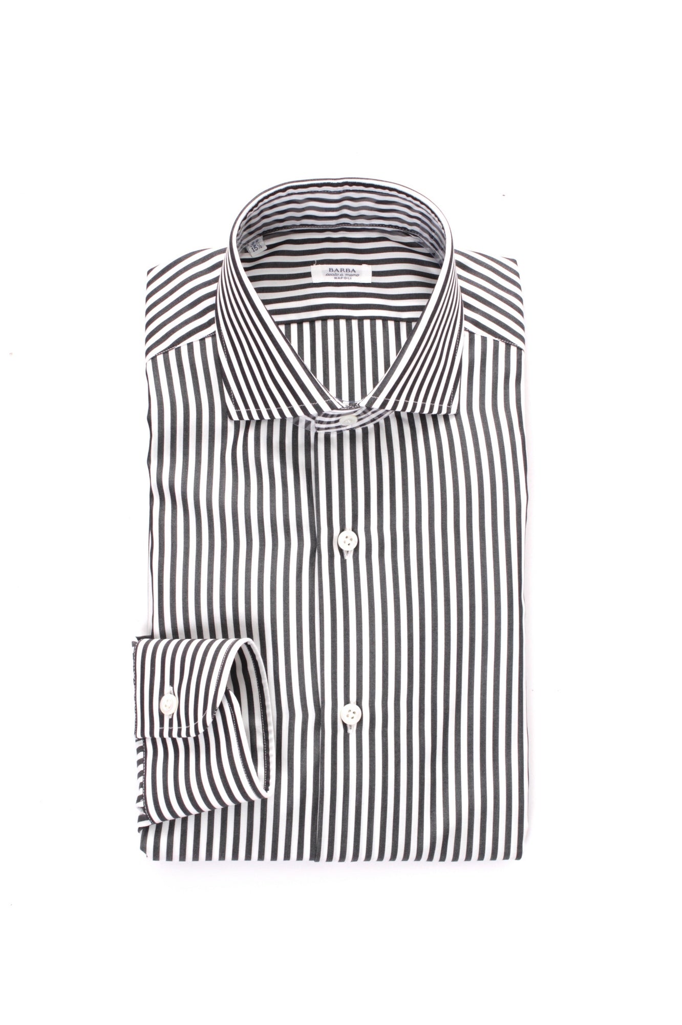 CAMICIA COLLO FRANCESE BARBA BIANCO NERO 4