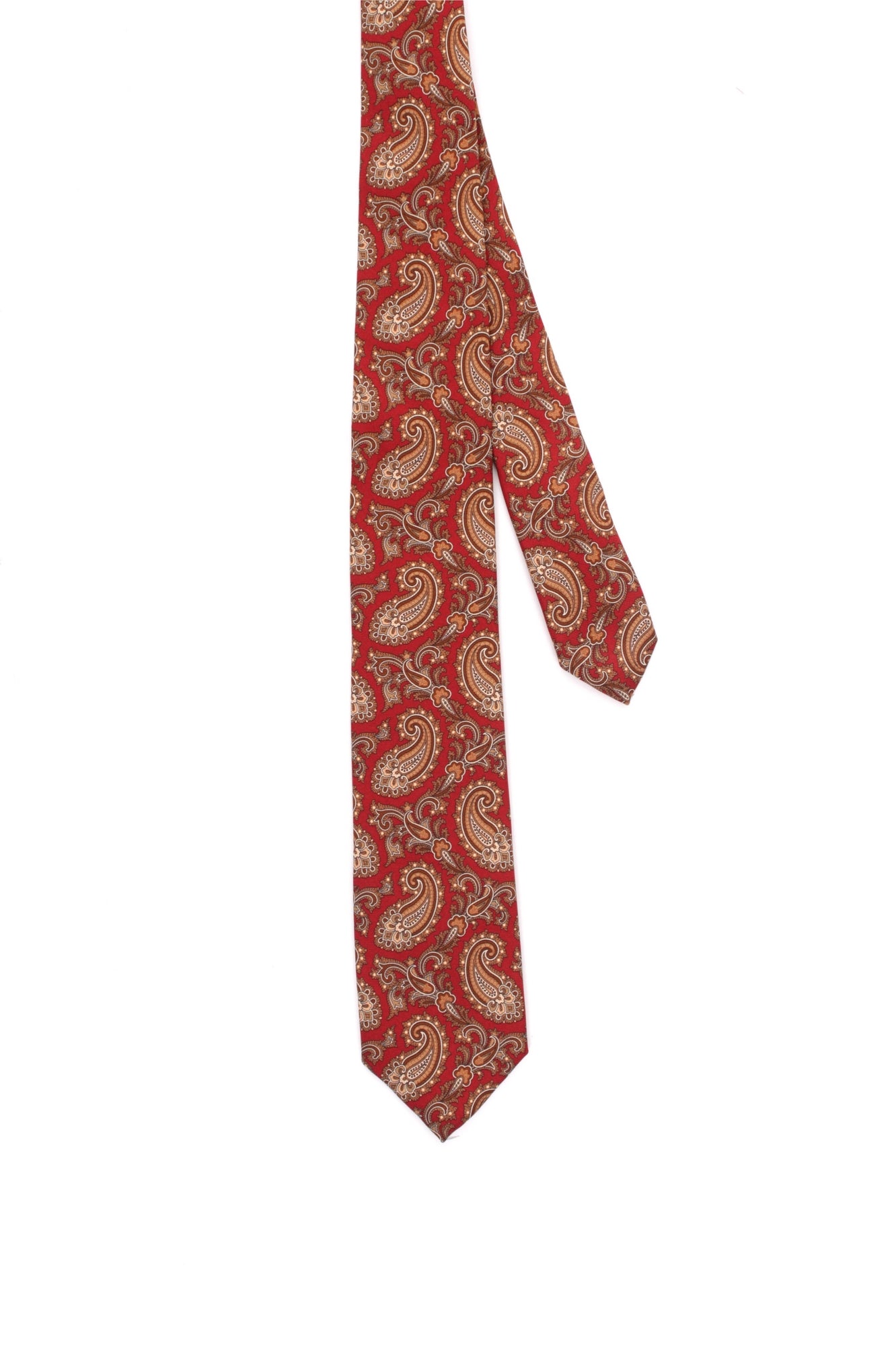 CRAVATTA 7 PIEGHE BARBA ROSSO 1