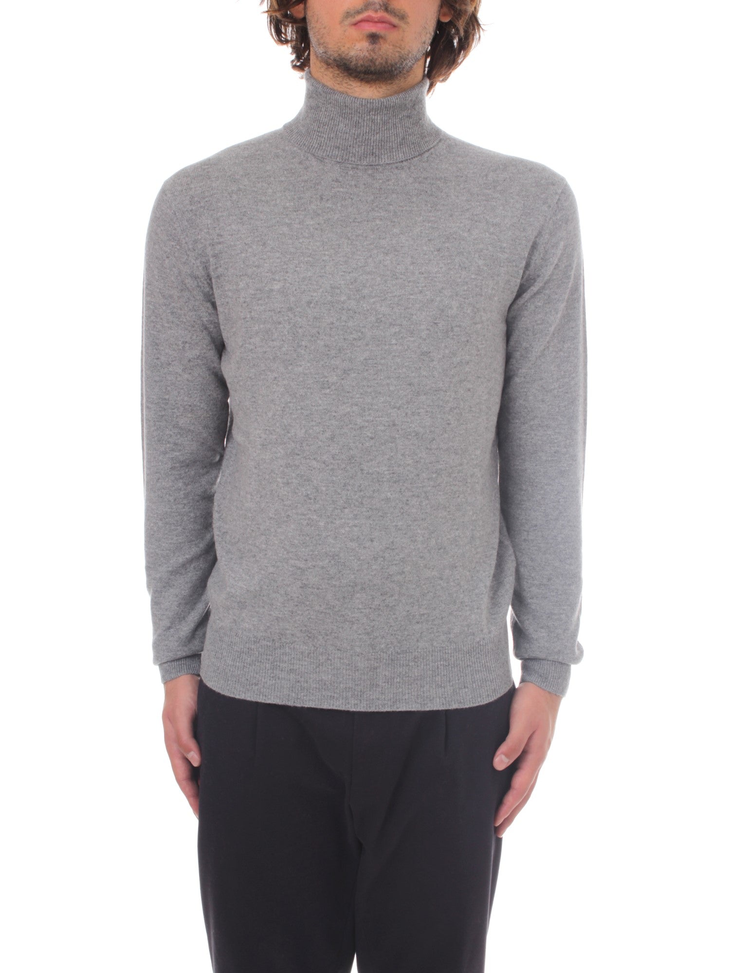 MAGLIA DOLCEVITA BRAMANI CASHMERE CENERE