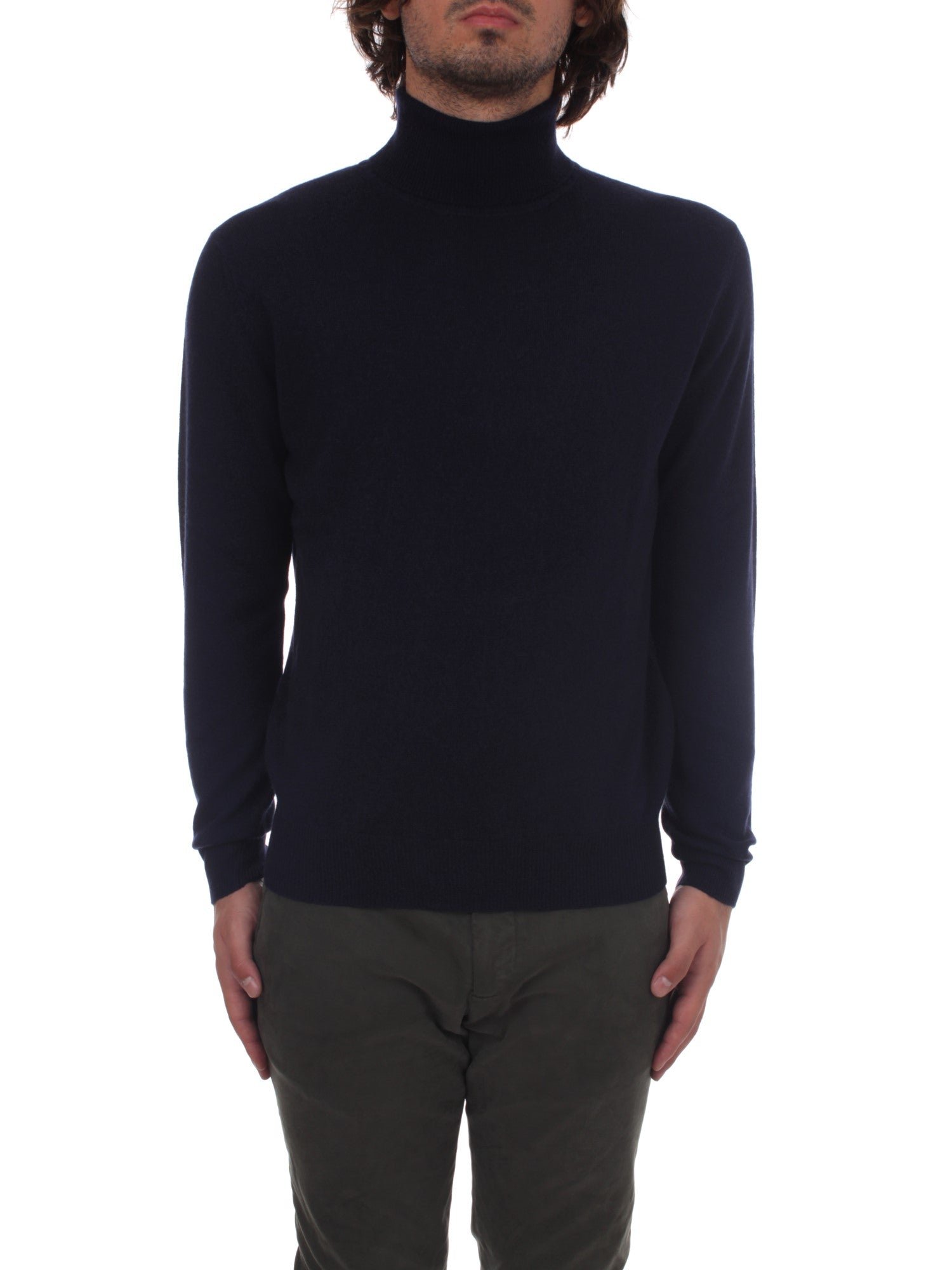 MAGLIA DOLCEVITA BRAMANI CASHMERE NAVY